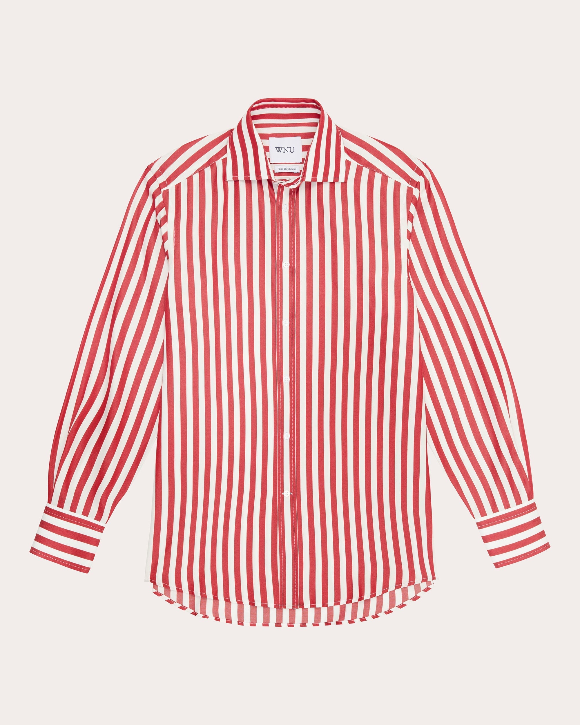 The Boyfriend Striped Tencel Shirt