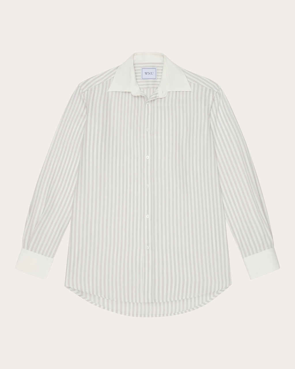 The Boyfriend Stripe Tencel™ Contrast Button-Up Shirt