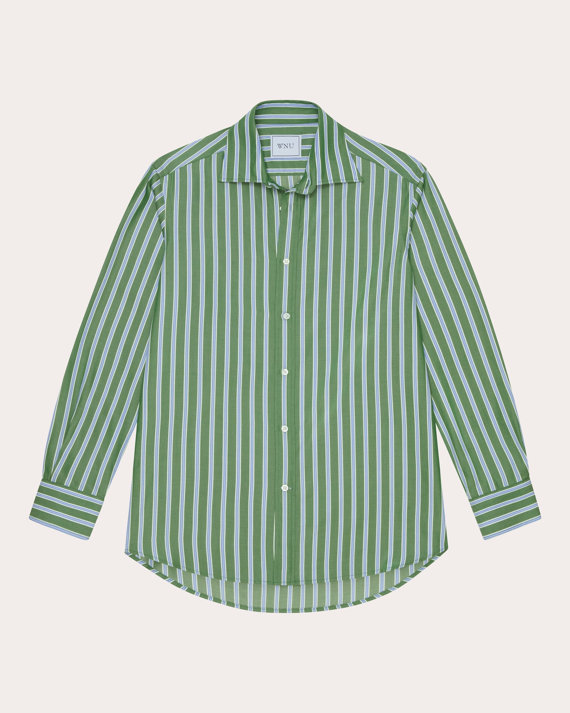 The Boyfriend Stripe Tencel™ Button-Up Shirt