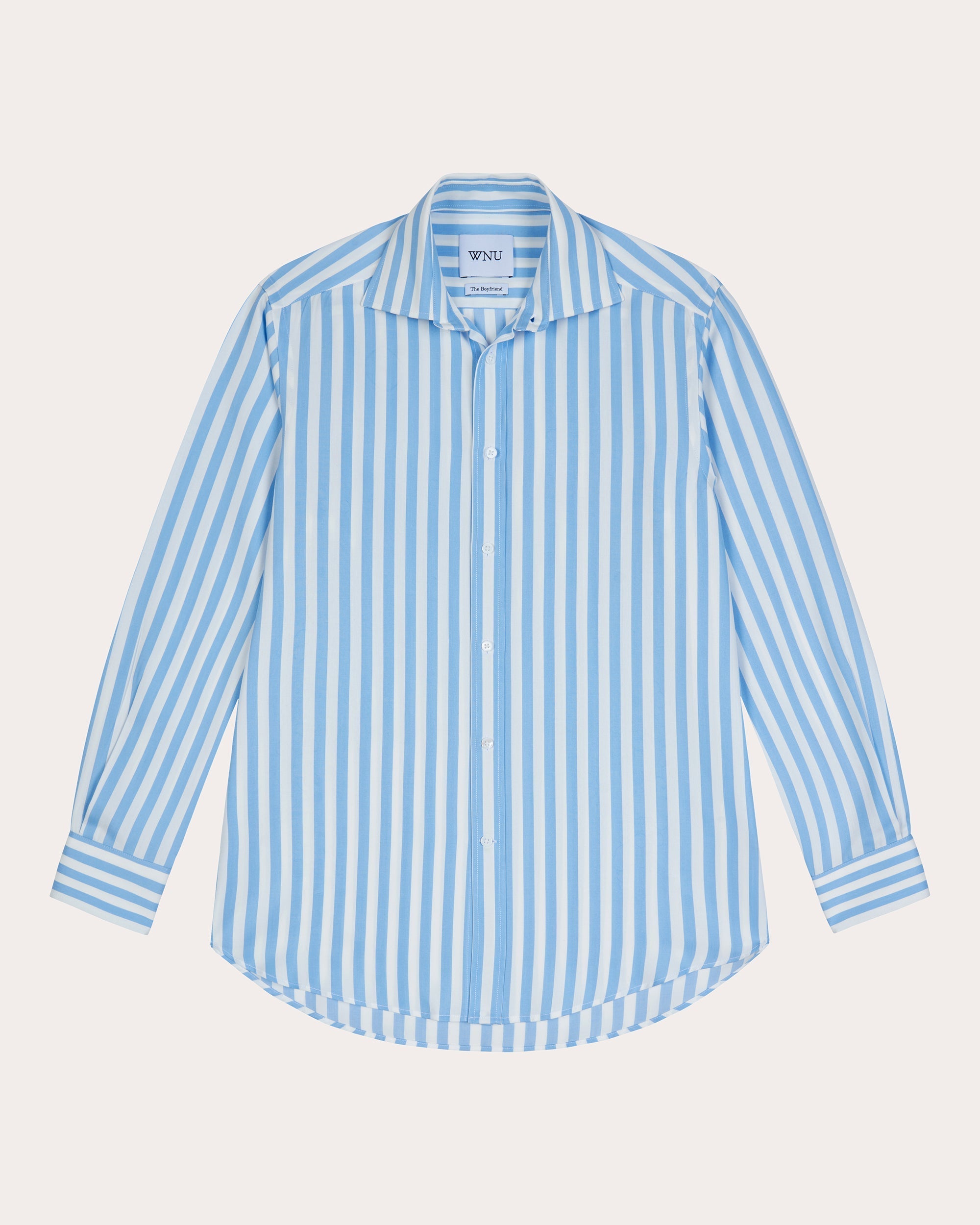 The Boyfriend Striped Tencel Shirt