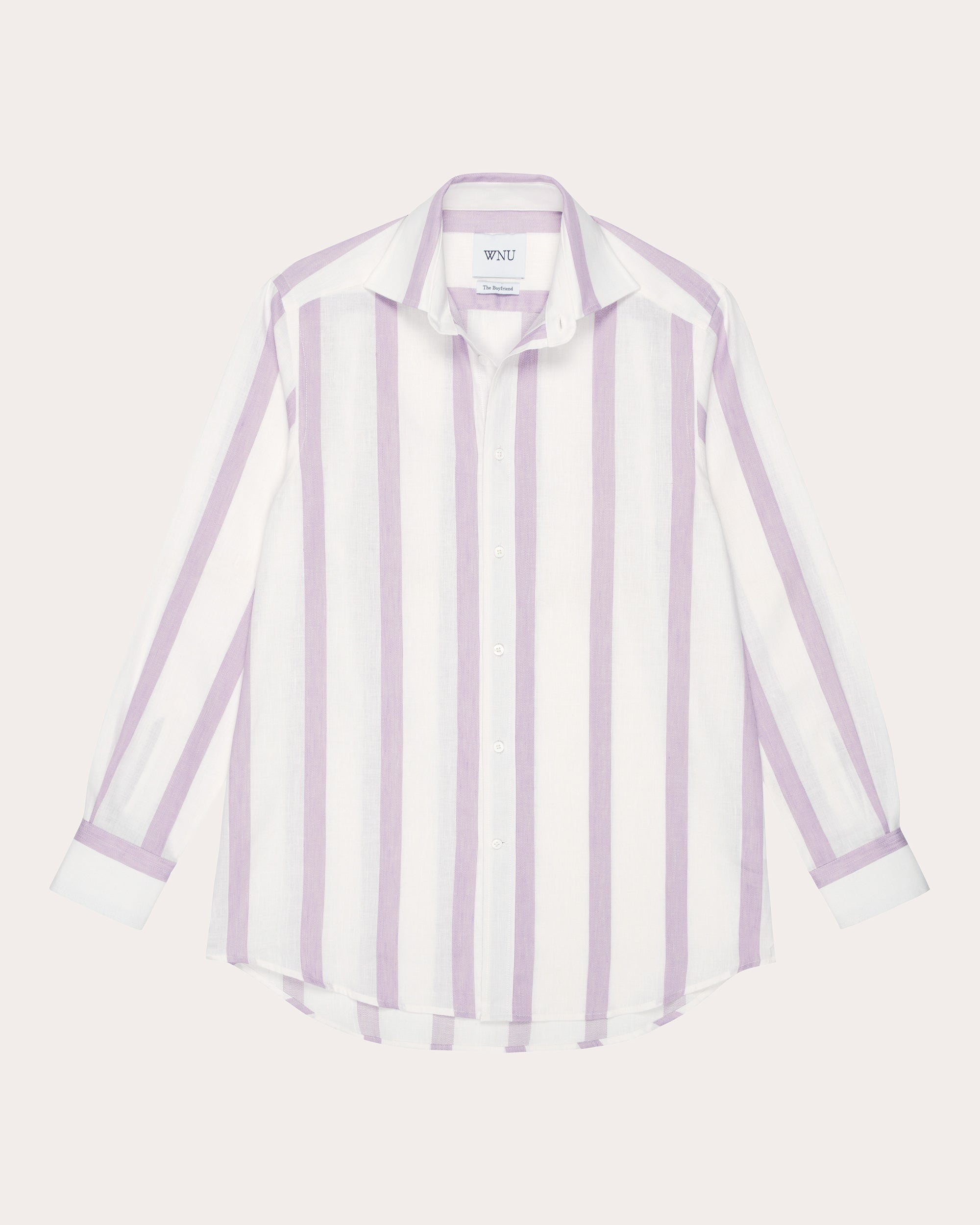 The Boyfriend Striped Linen-Cotton Blend Shirt