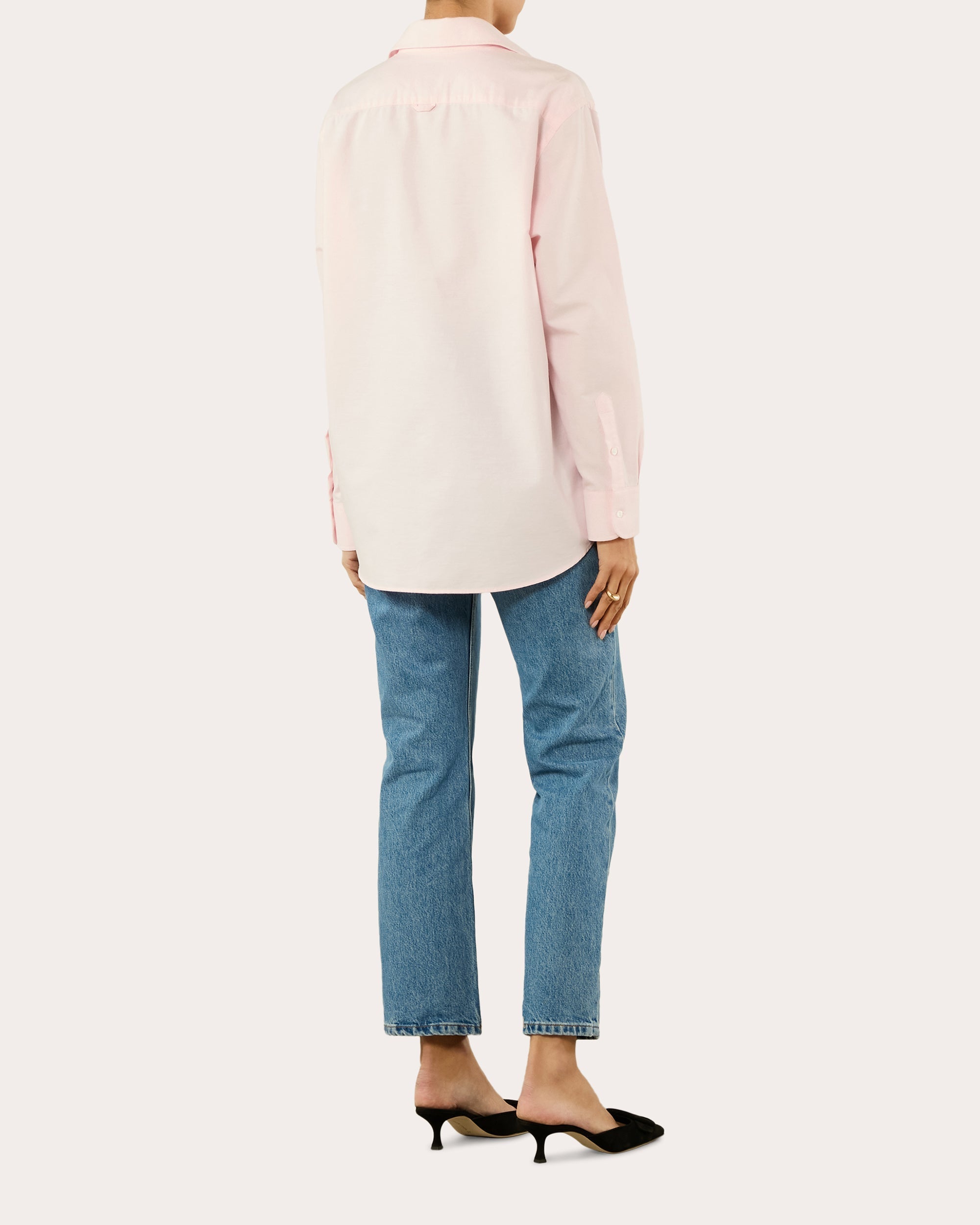 The Oversized Oxford Cotton Button-Up Shirt