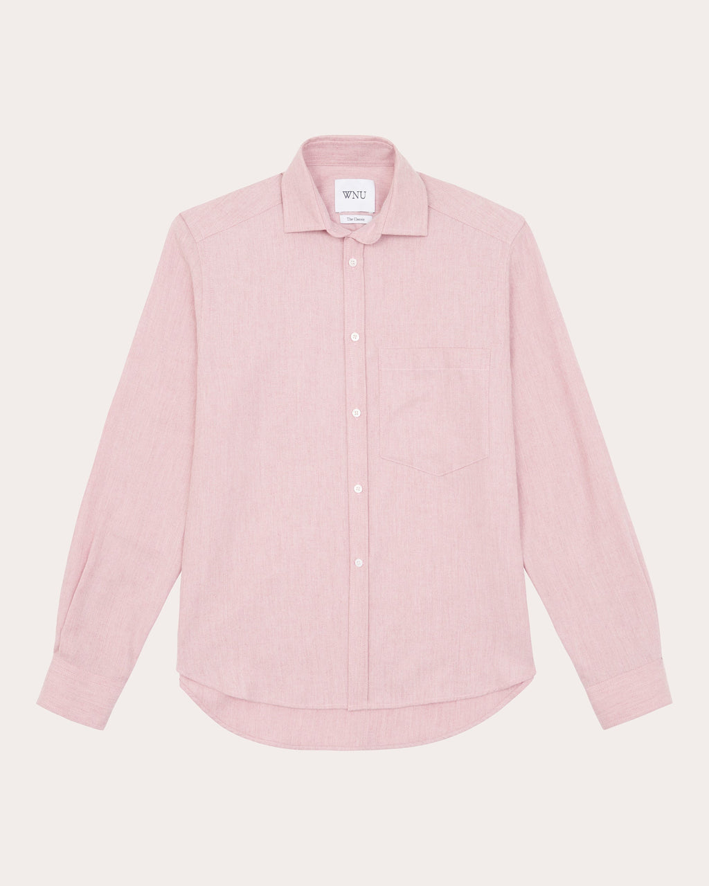 The Classic Brushed Cotton-Wool Button-Up Shirt