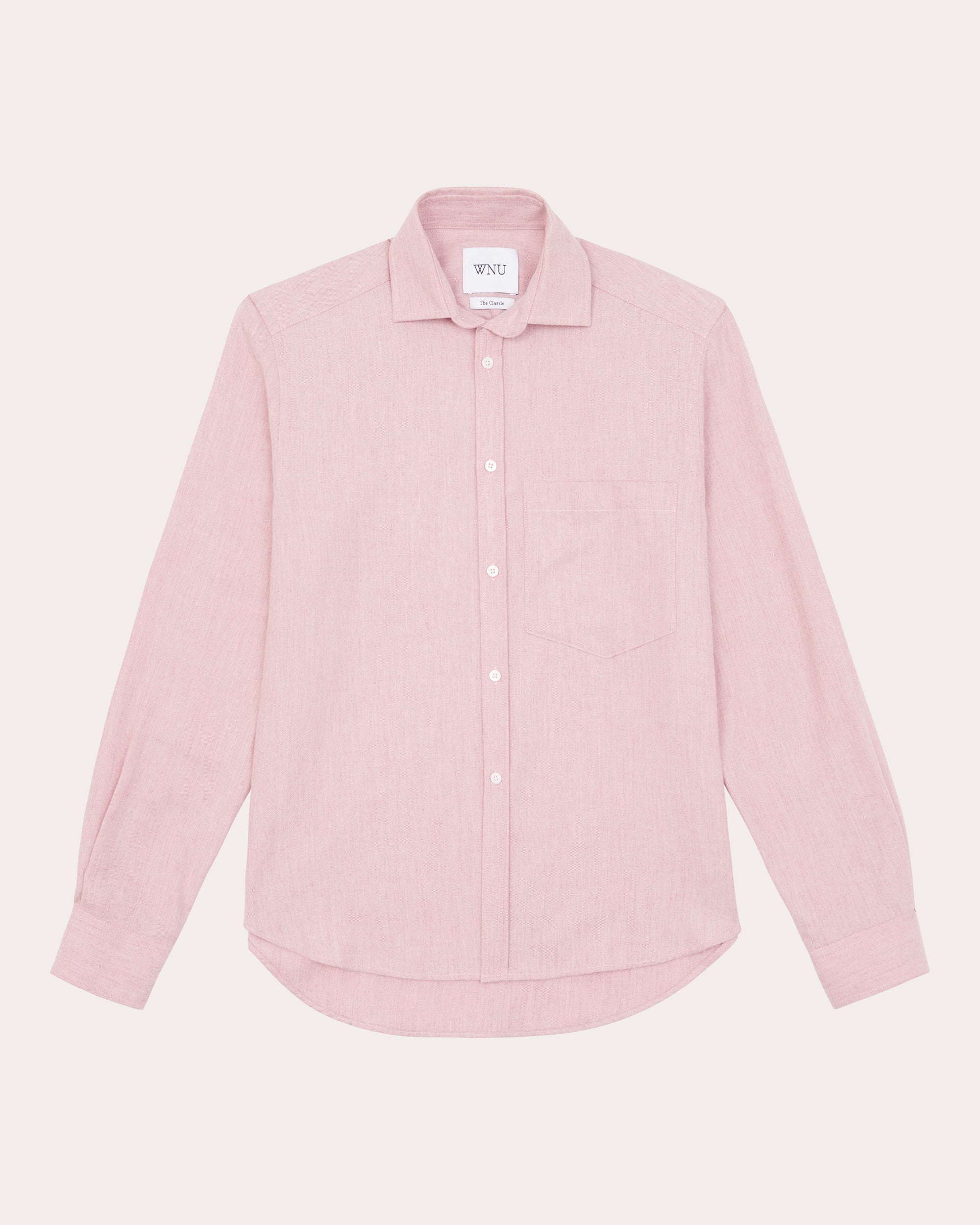 The Classic Brushed Cotton-Wool Button-Up Shirt