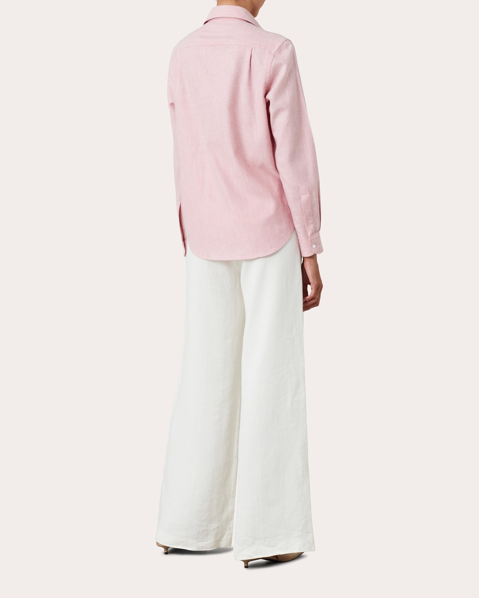 The Classic Brushed Cotton-Wool Button-Up Shirt