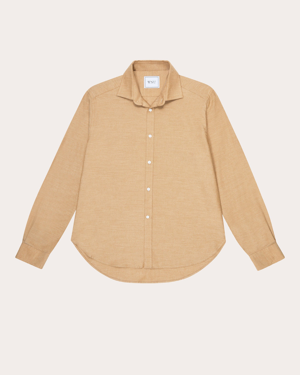 The Classic Brushed Cotton-Wool Button-Up Shirt