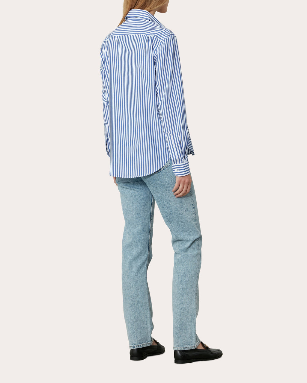 The Classic Striped Cotton-Poplin Shirt