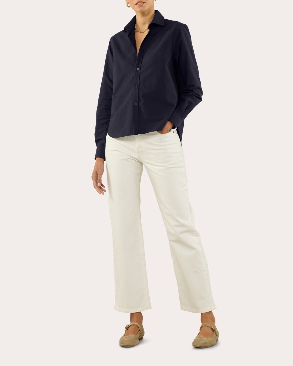 The Classic Oxford Cotton Button-Up Shirt