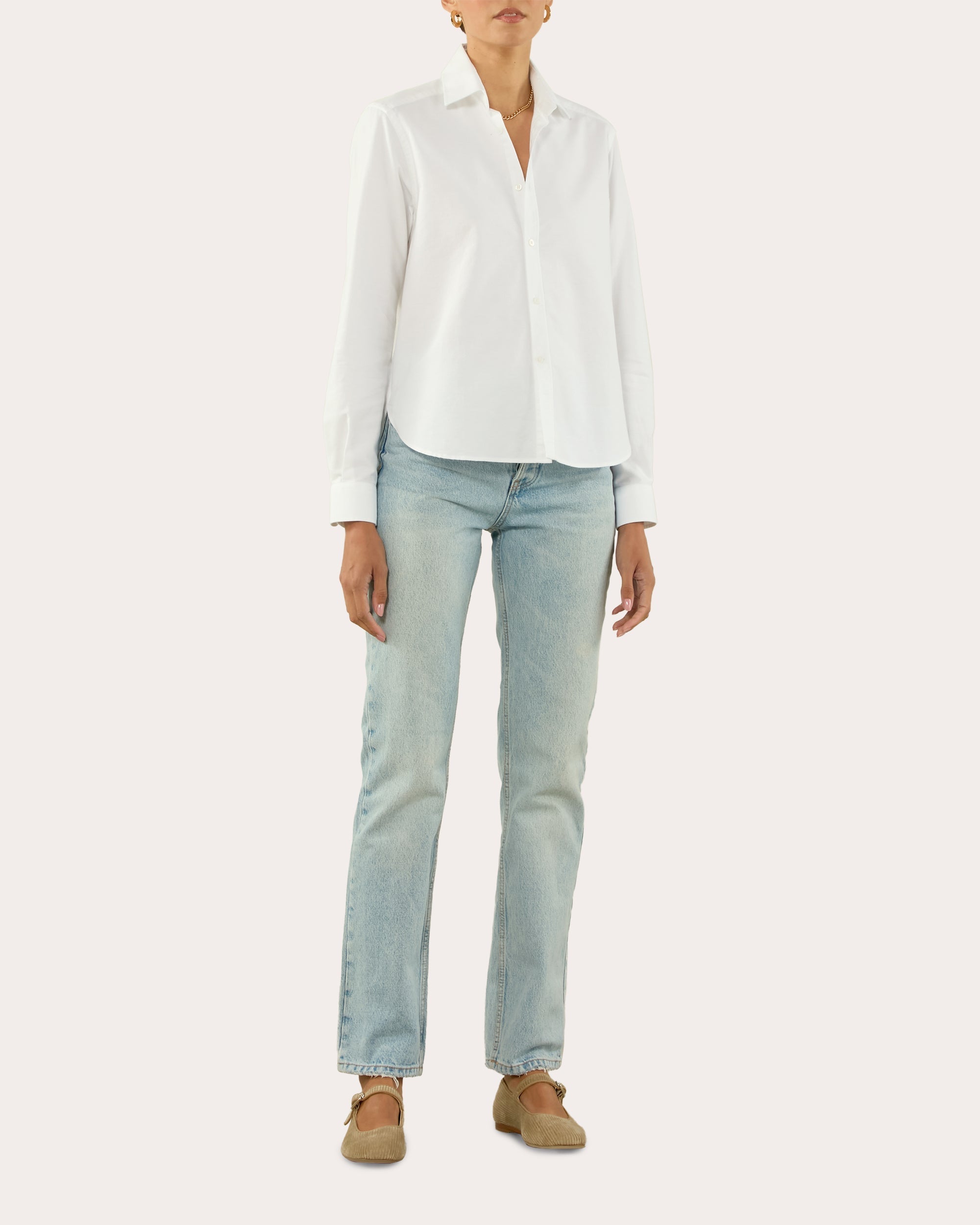 The Classic Oxford Cotton Button-Up Shirt