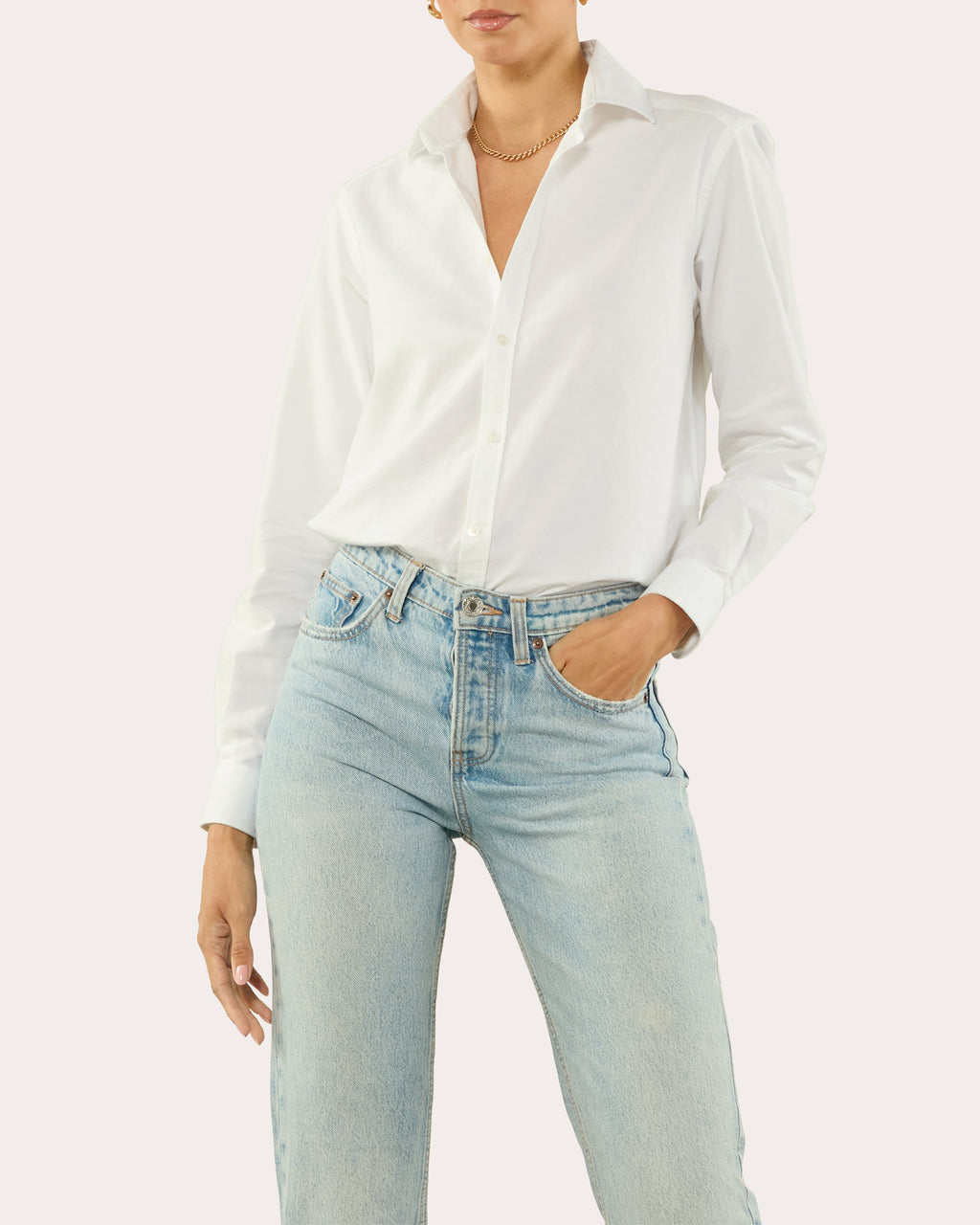 The Classic Oxford Cotton Button-Up Shirt