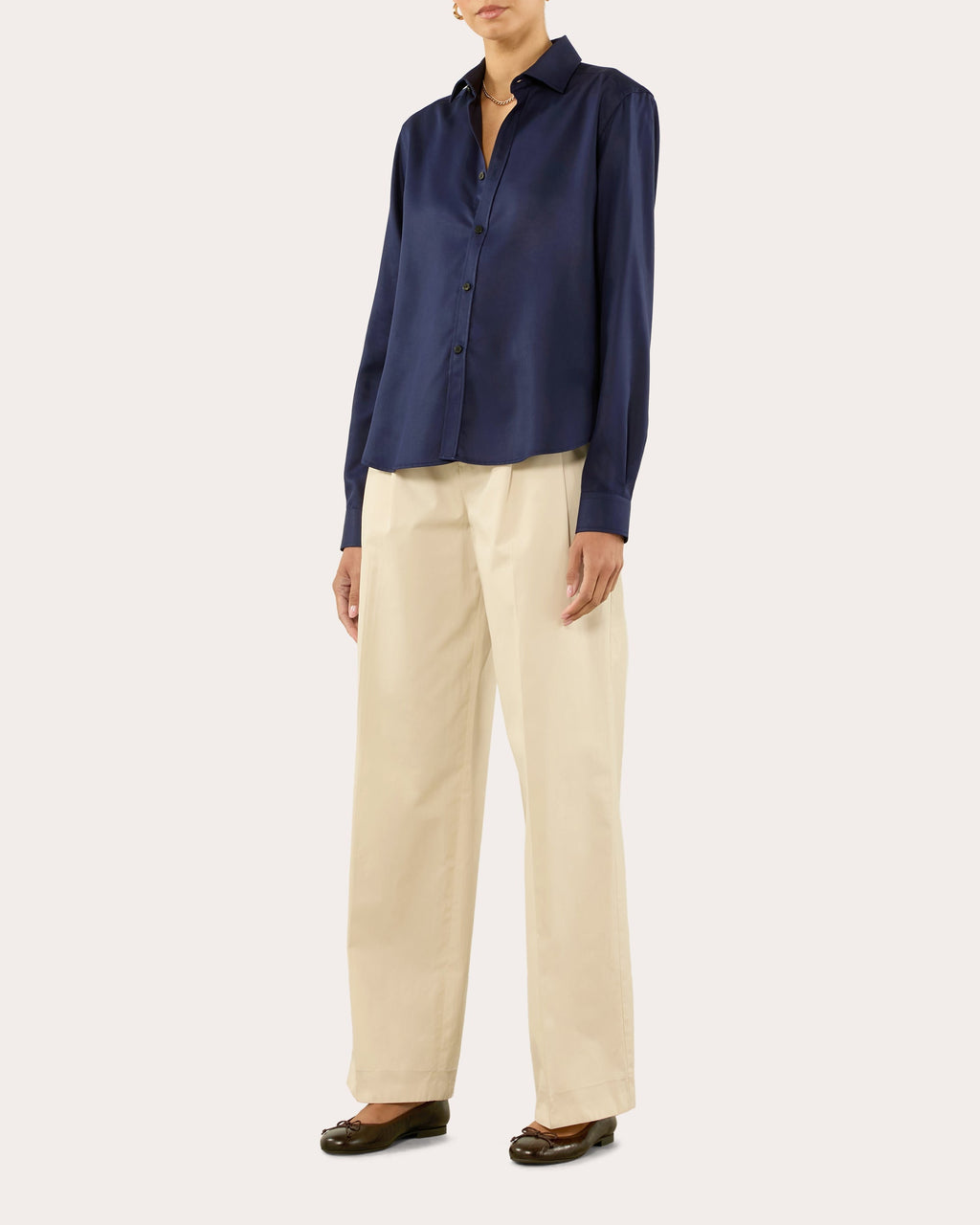 The Classic Tencel™ Button-Up Shirt