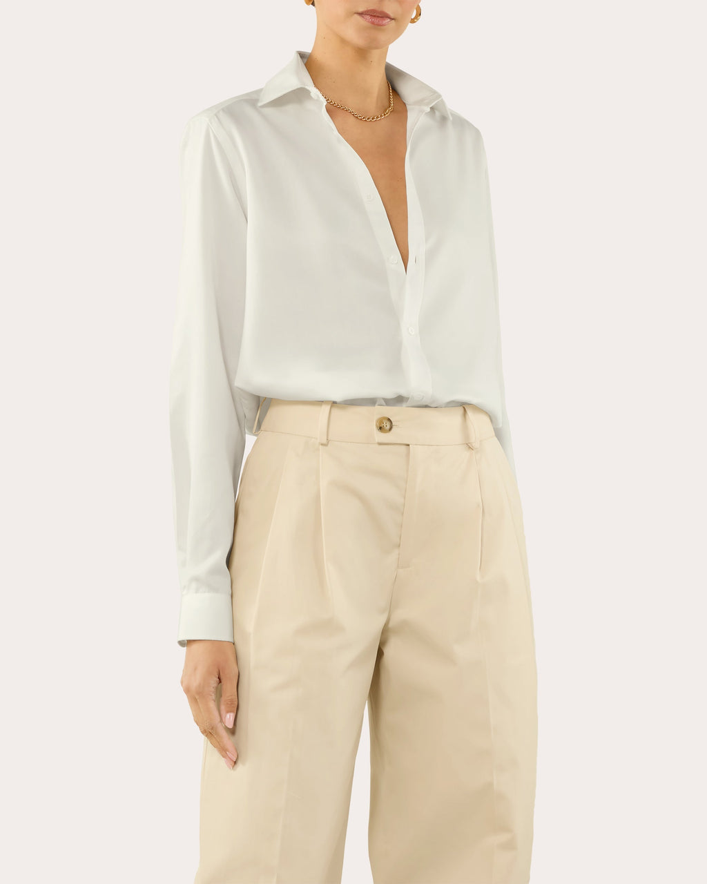 The Classic Tencel™ Button-Up Shirt