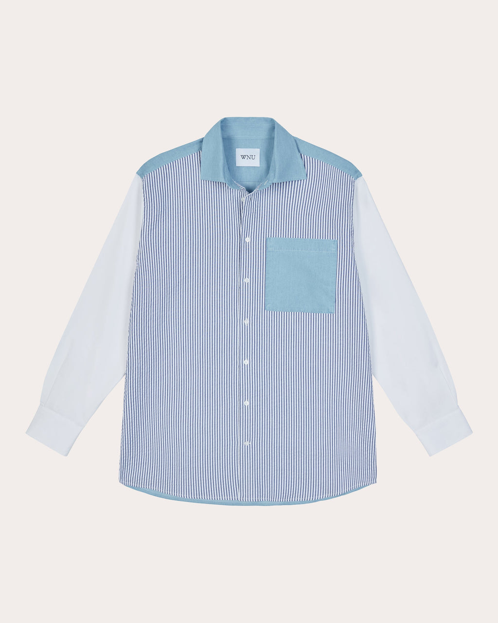 Chessie Patchwork Chambray Shirt