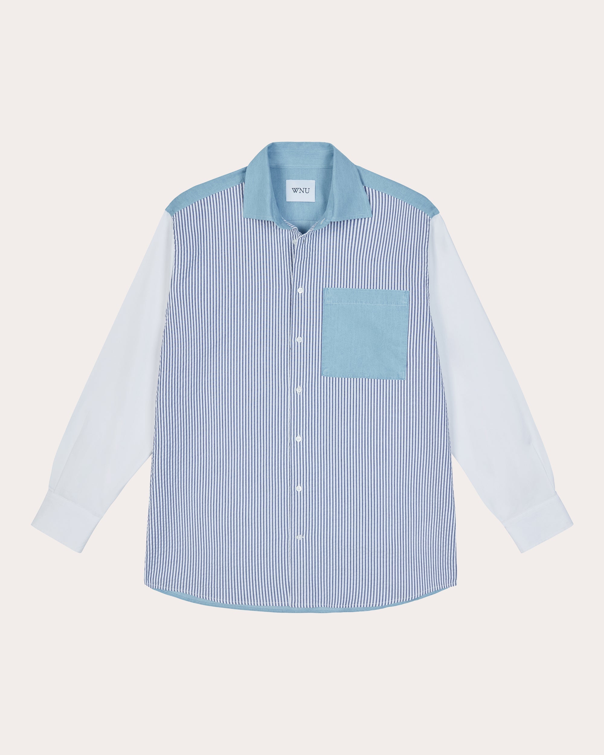 Chessie Patchwork Chambray Shirt