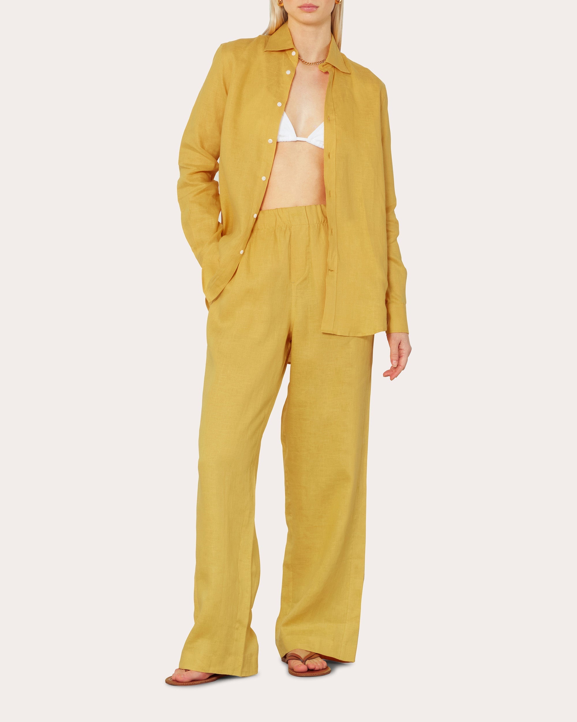 The Palazzo Linen Pants