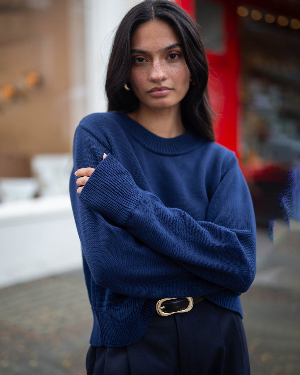 Devon Cotton Crewneck Sweater
