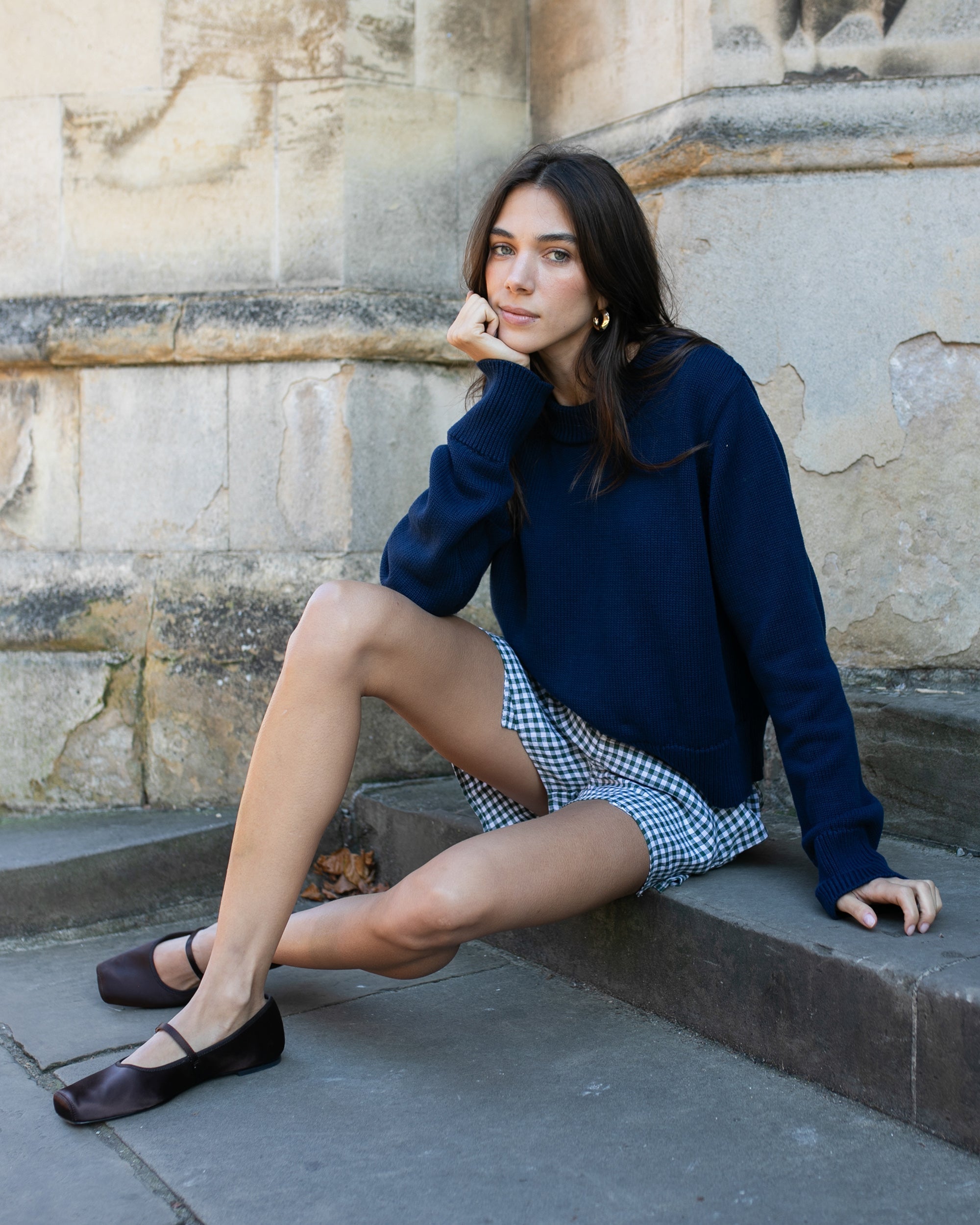 Devon Cotton Crewneck Sweater
