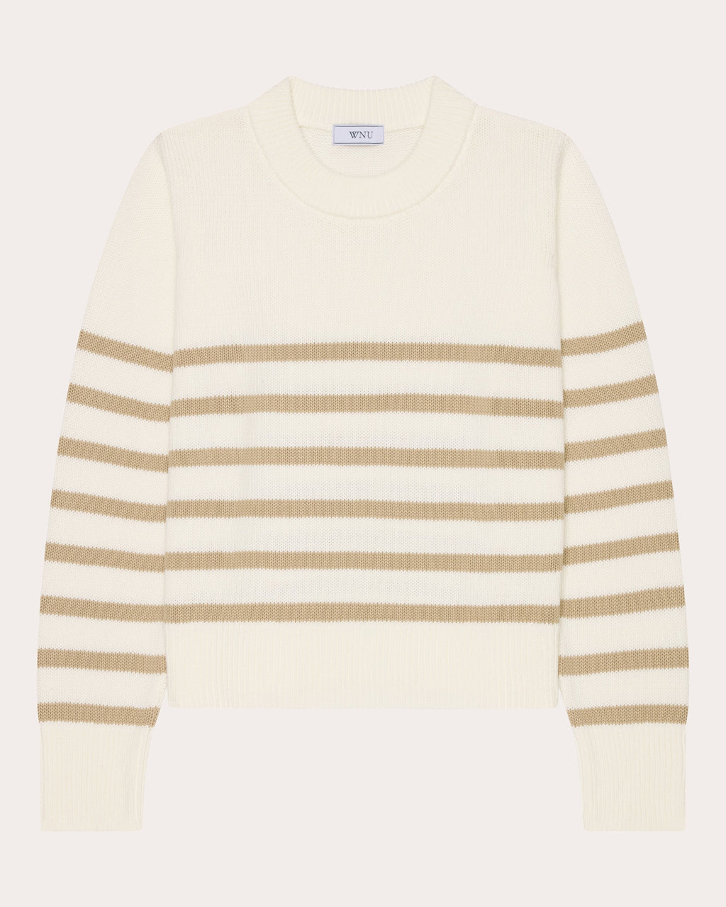 Devon Stripe Cotton Crewneck Sweater
