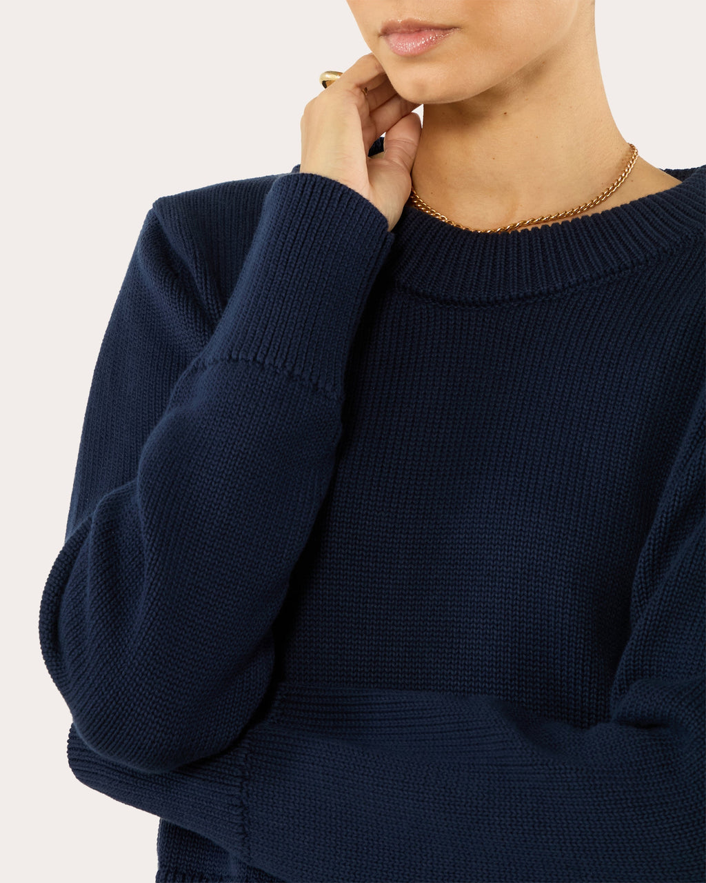 Devon Cotton Crewneck Sweater