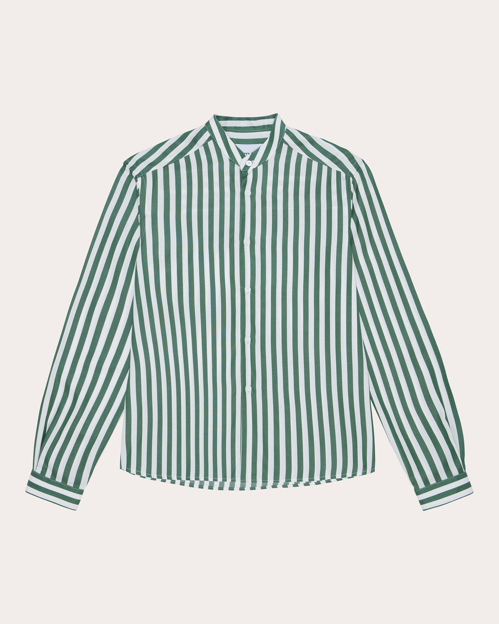 The Girlfriend Striped Tencel Shirt
