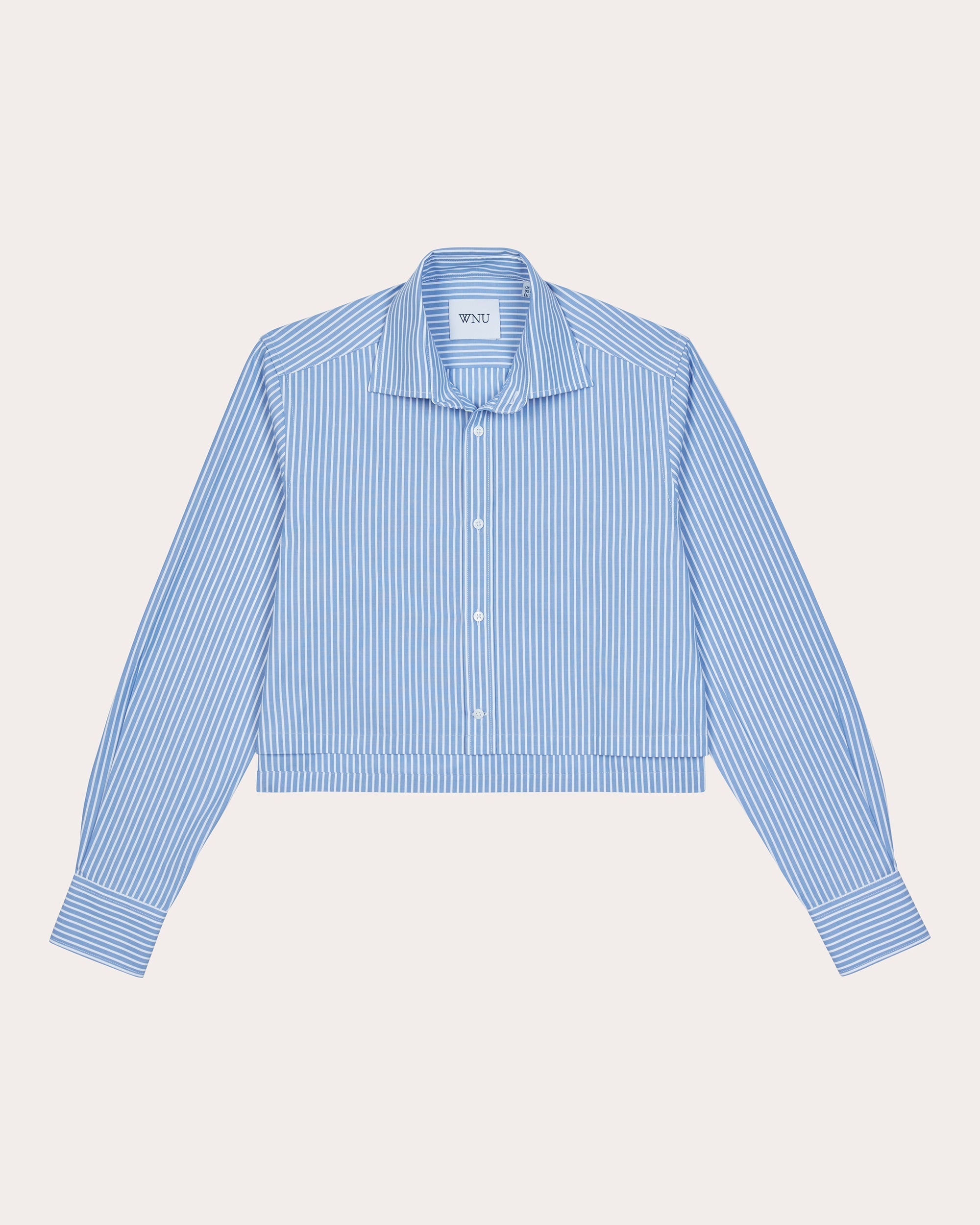The Iris Cropped Cotton-Poplin Shirt