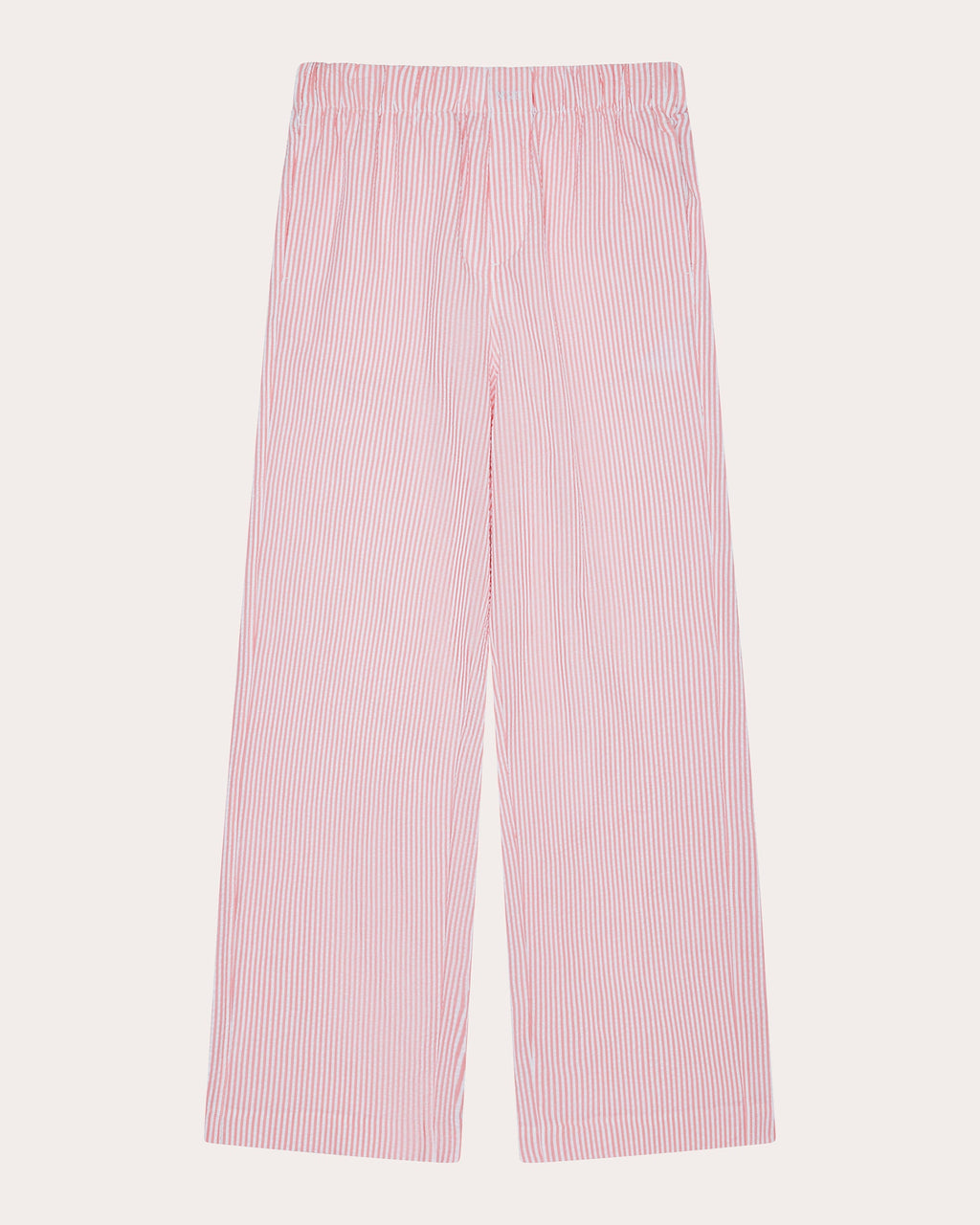 The Palazzo Stripe Seersucker Cotton Pull-On Pants