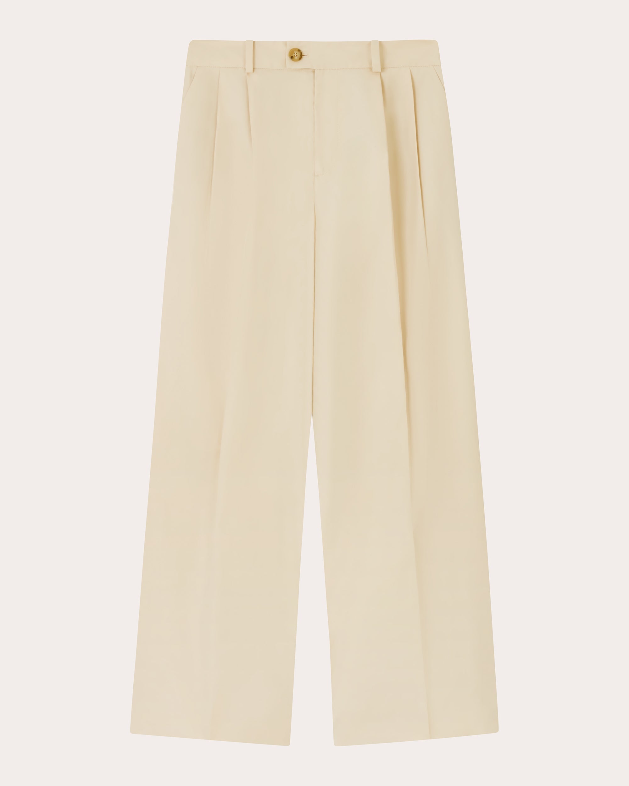 Rampling Organic Cotton Wide-Leg Trousers