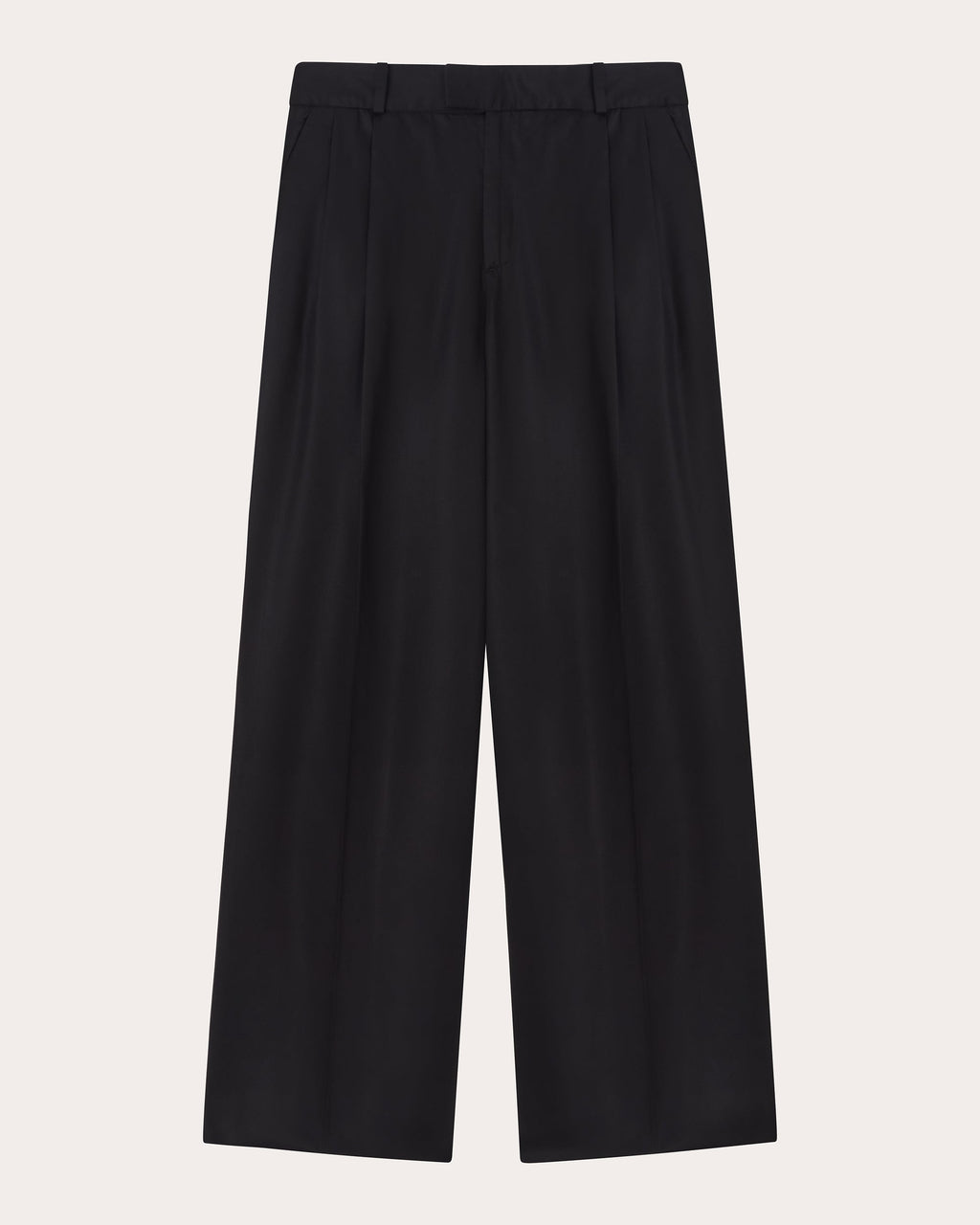 Rampling Satin Tencel™ Wide-Leg Trousers