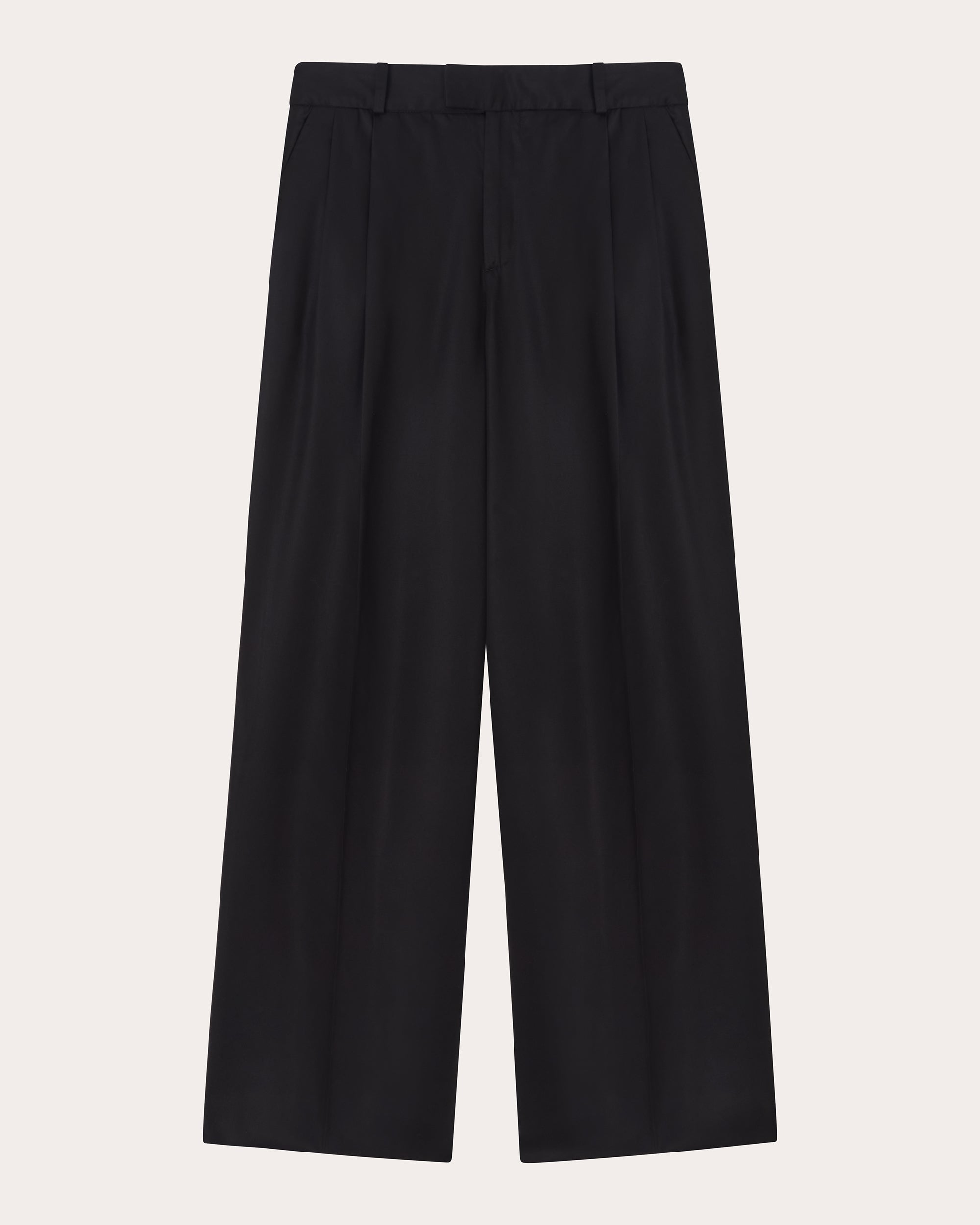 Rampling Satin Tencel™ Wide-Leg Trousers