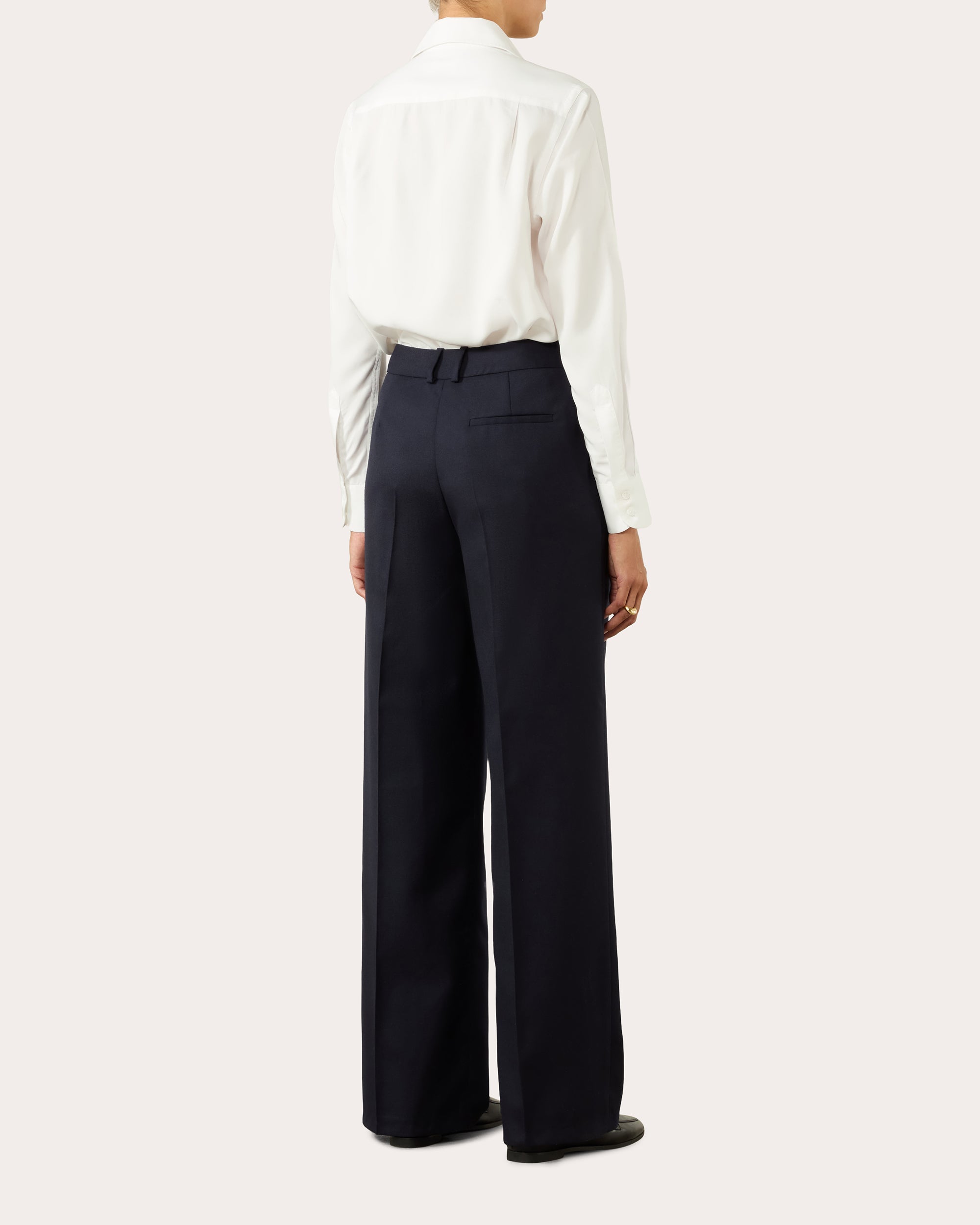 Rampling Wool Wide-Leg Trousers