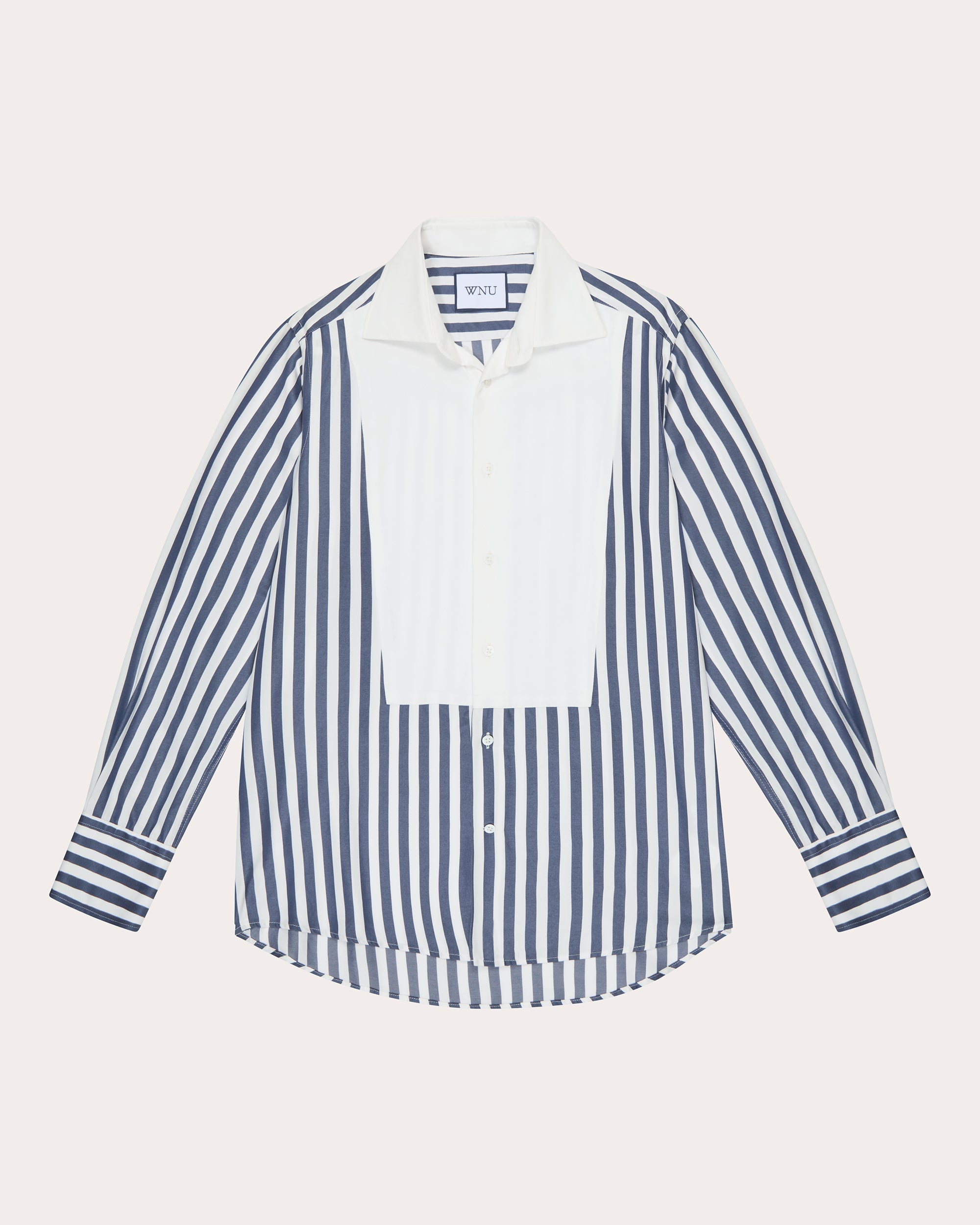 The Dress Stripe Tencel™ Bib Button-Up Shirt
