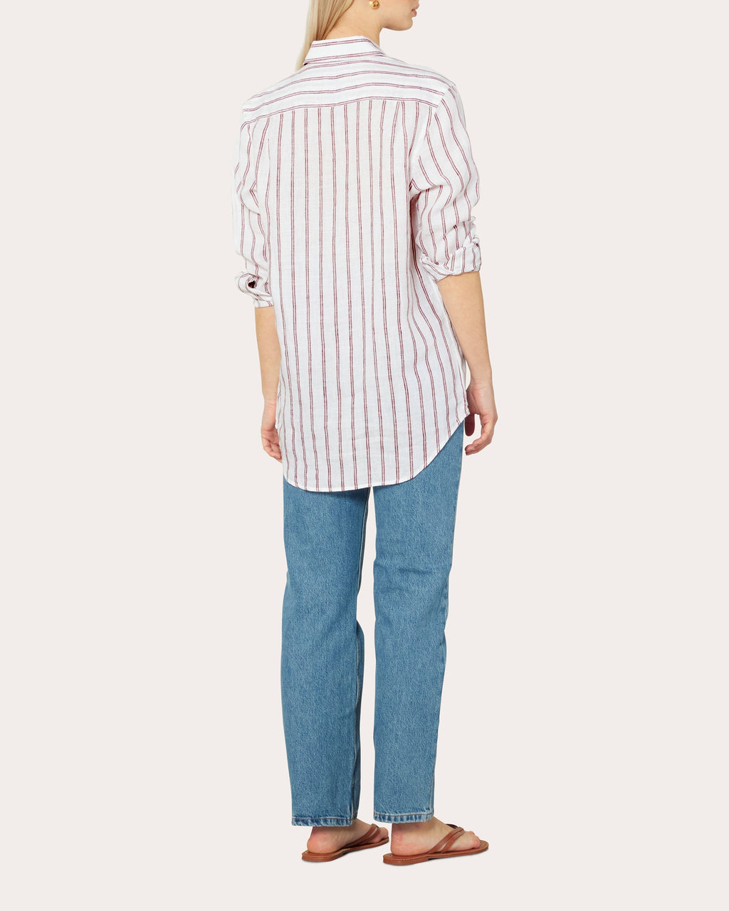 The Boyfriend Striped Linen Shirt