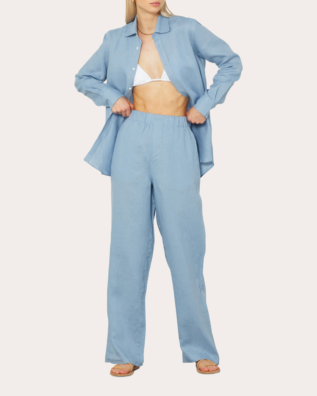 The Palazzo Linen Pants