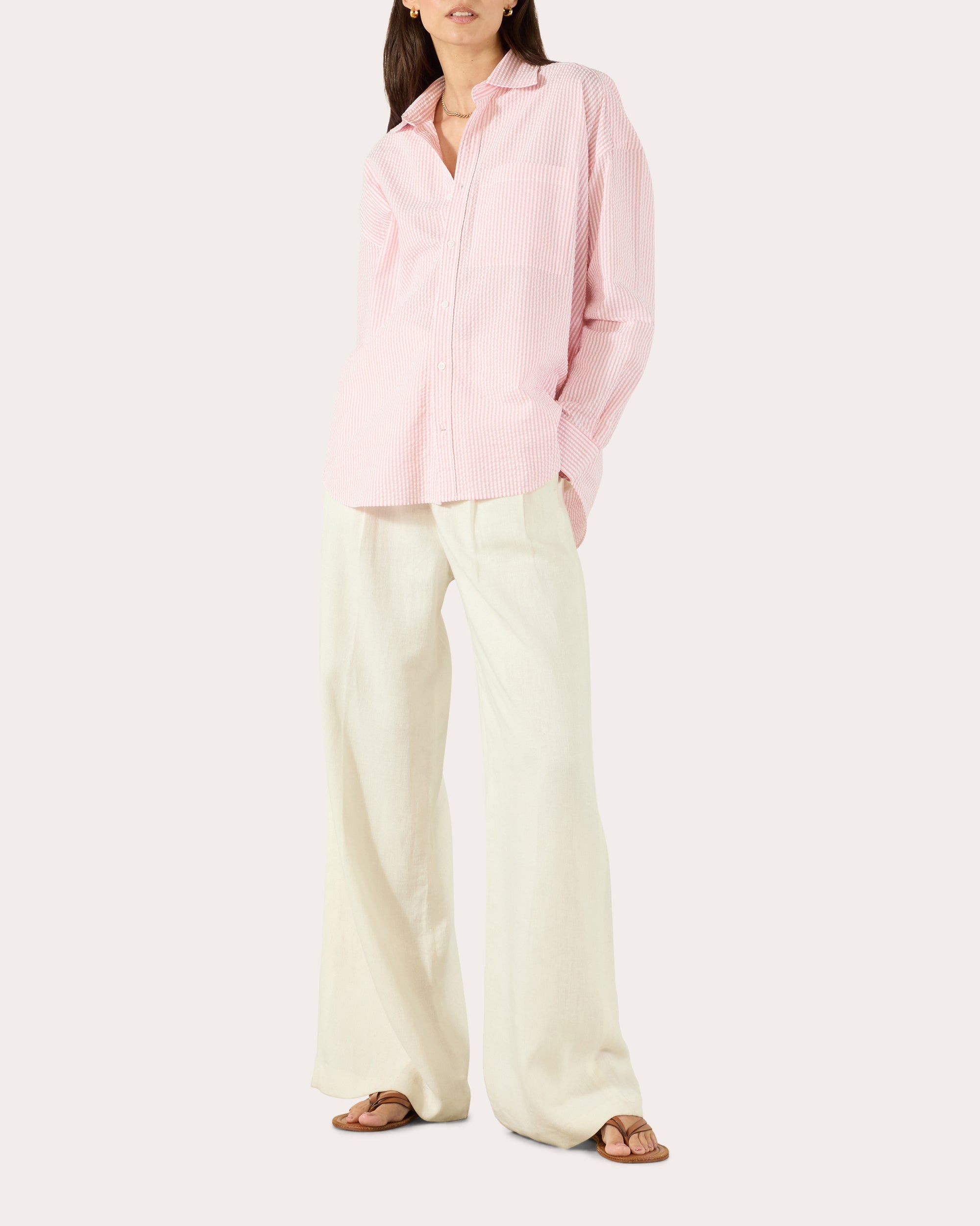The Weekend Cotton-Seersucker Shirt