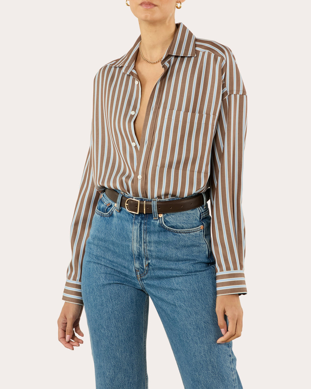 The Weekend Stripe Tencel™ Button-Up Shirt