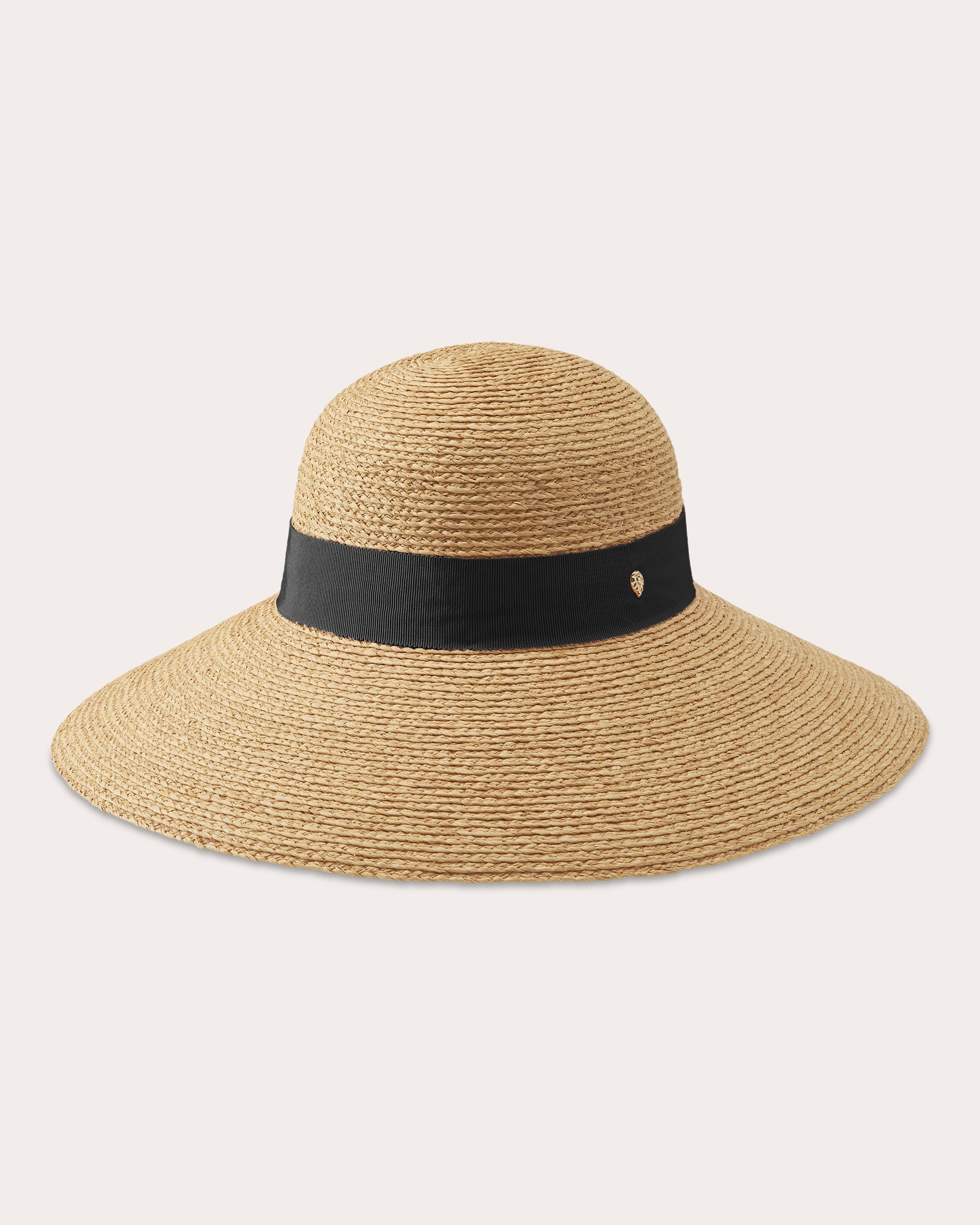 Cori Grosgrain-Trimmed Raffia Sun Hat