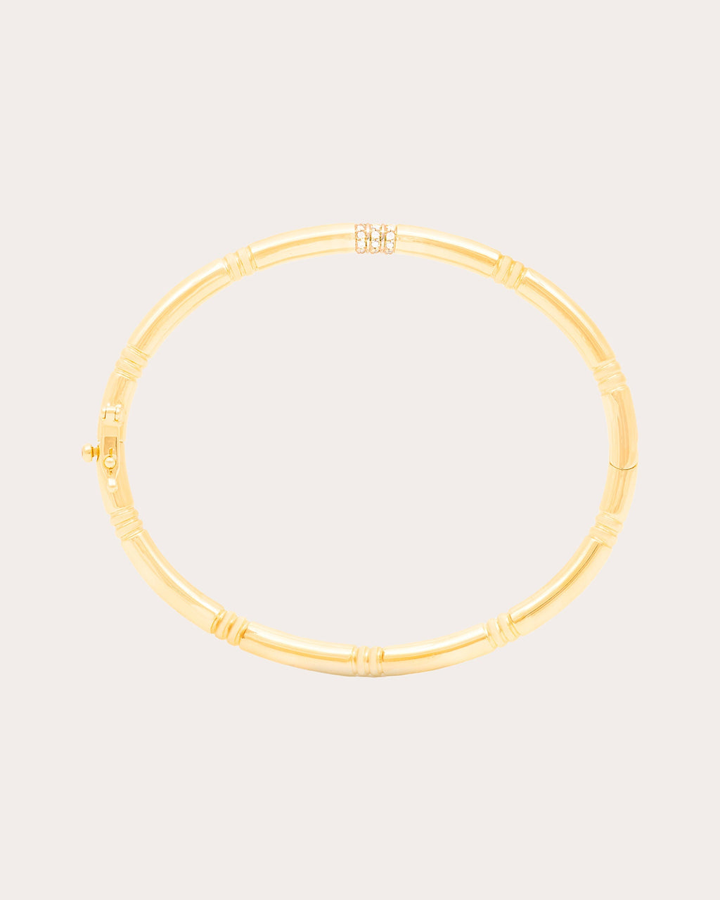 Crew 14K Gold Diamond Bangle