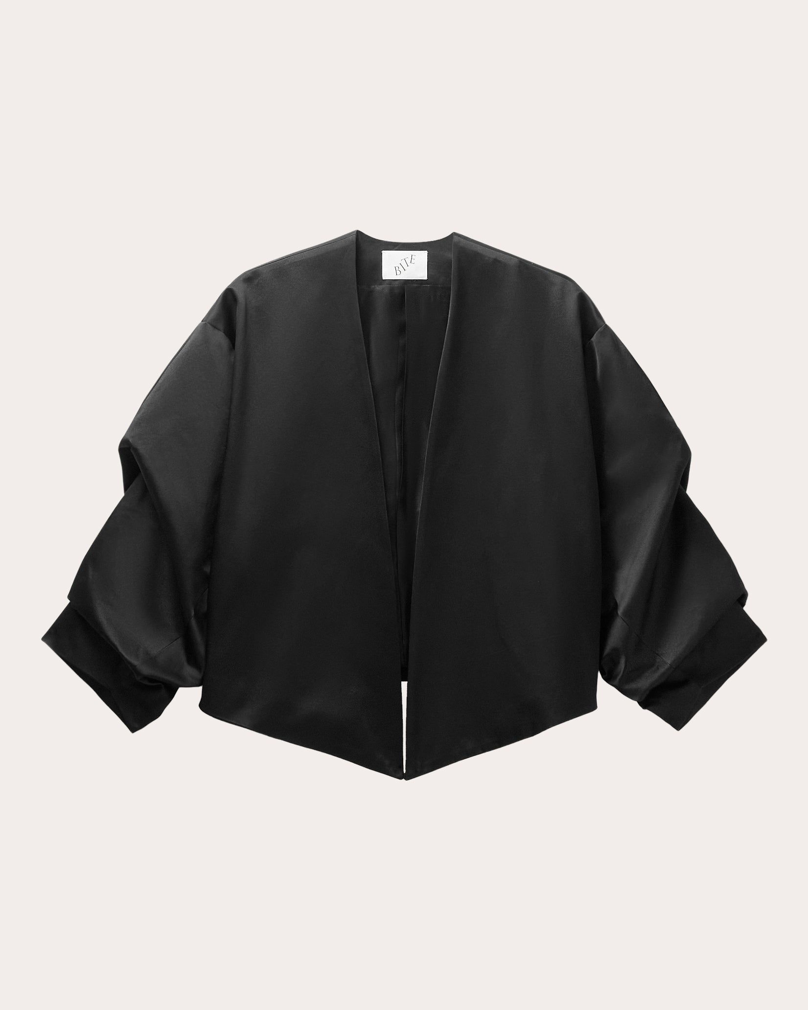 Crinkled Sleeve Jacket