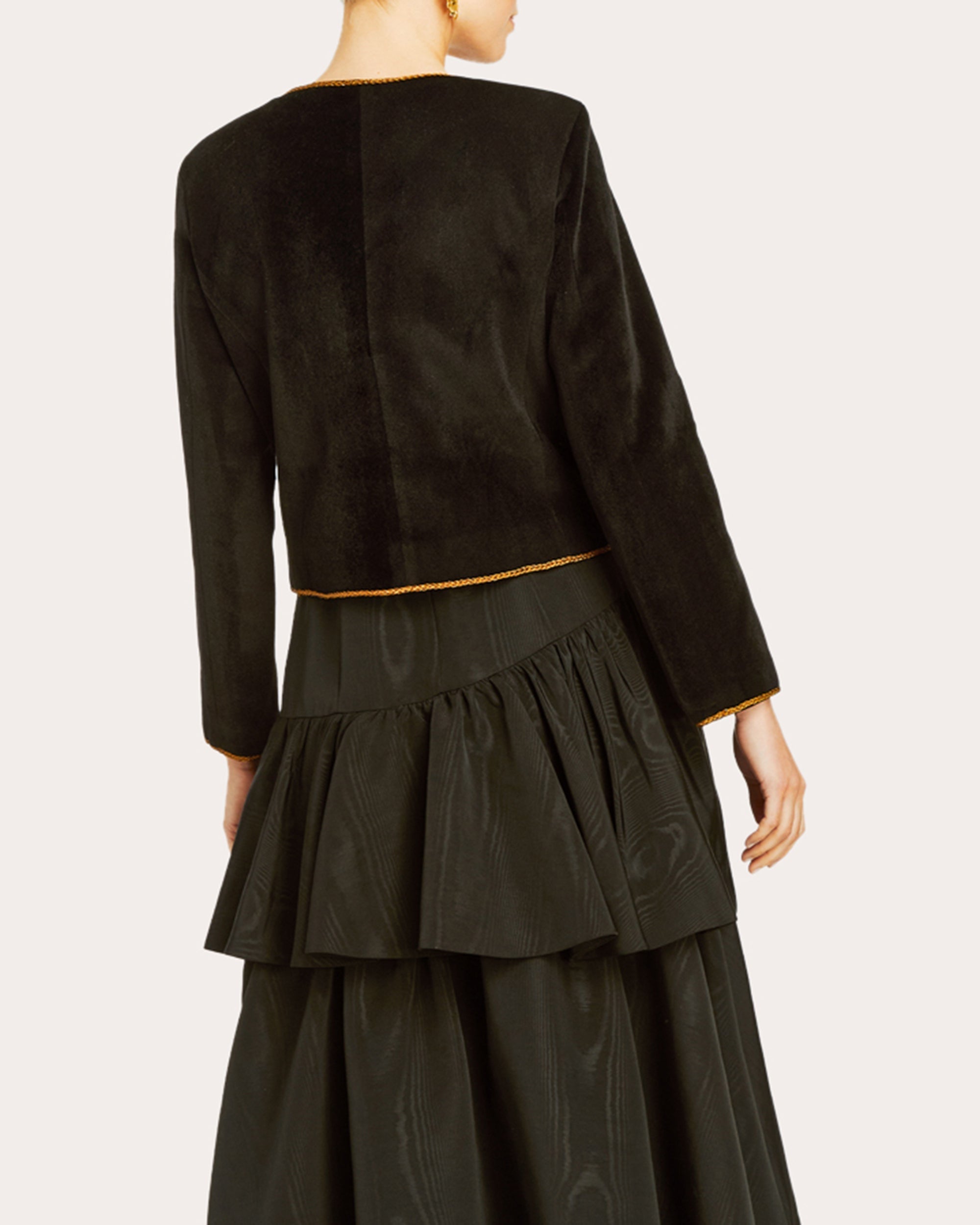 Cruz Embroidered Velvet Jacket