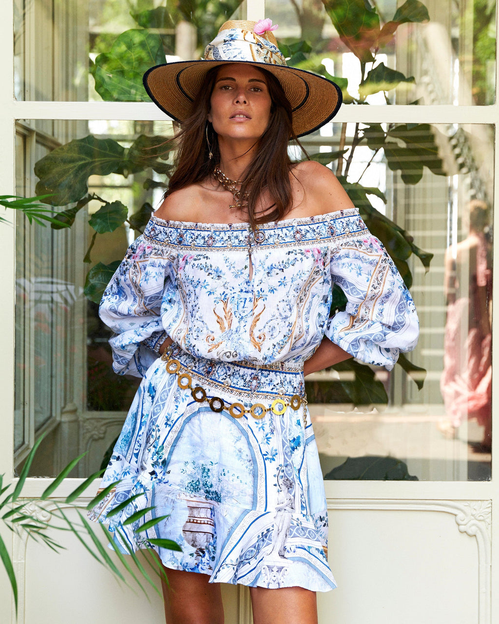 Off-Shoulder Short Dress