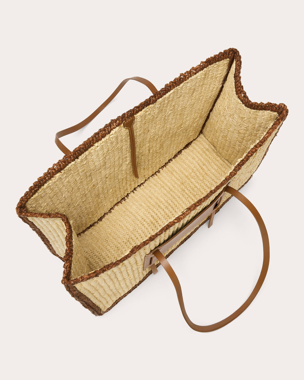 Capri Large Raffia Tote Bag