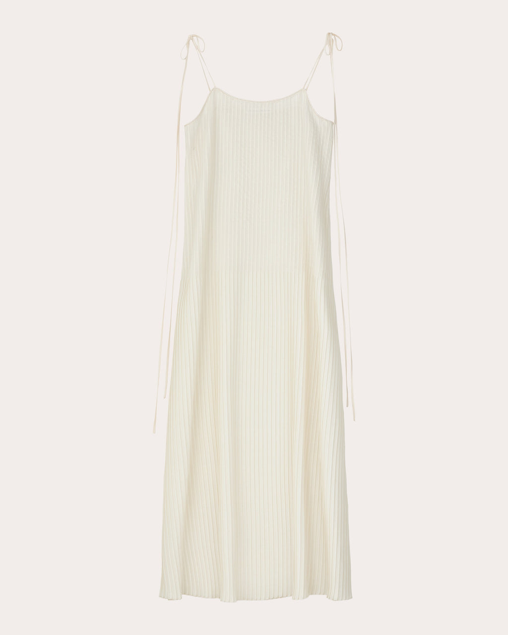 Dakota Atelier Wool-Blend Plissé Dress