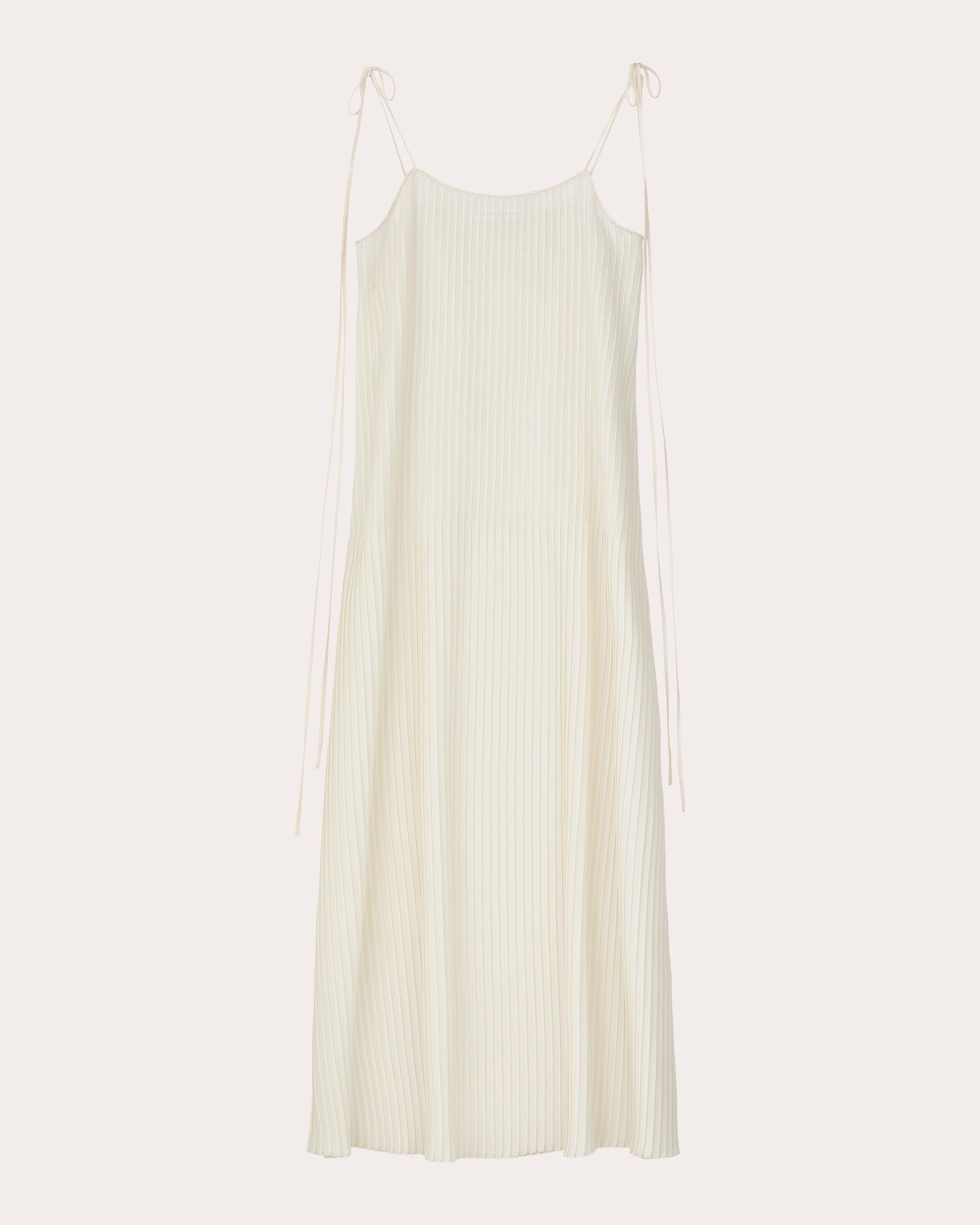 Dakota Atelier Wool-Blend Plissé Dress