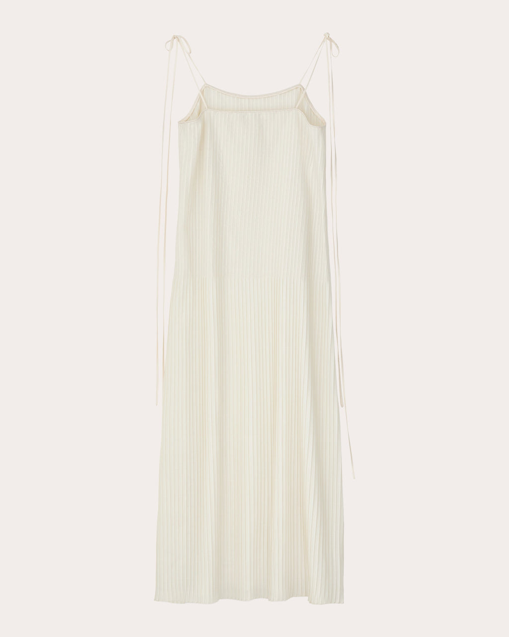 Dakota Atelier Wool-Blend Plissé Dress
