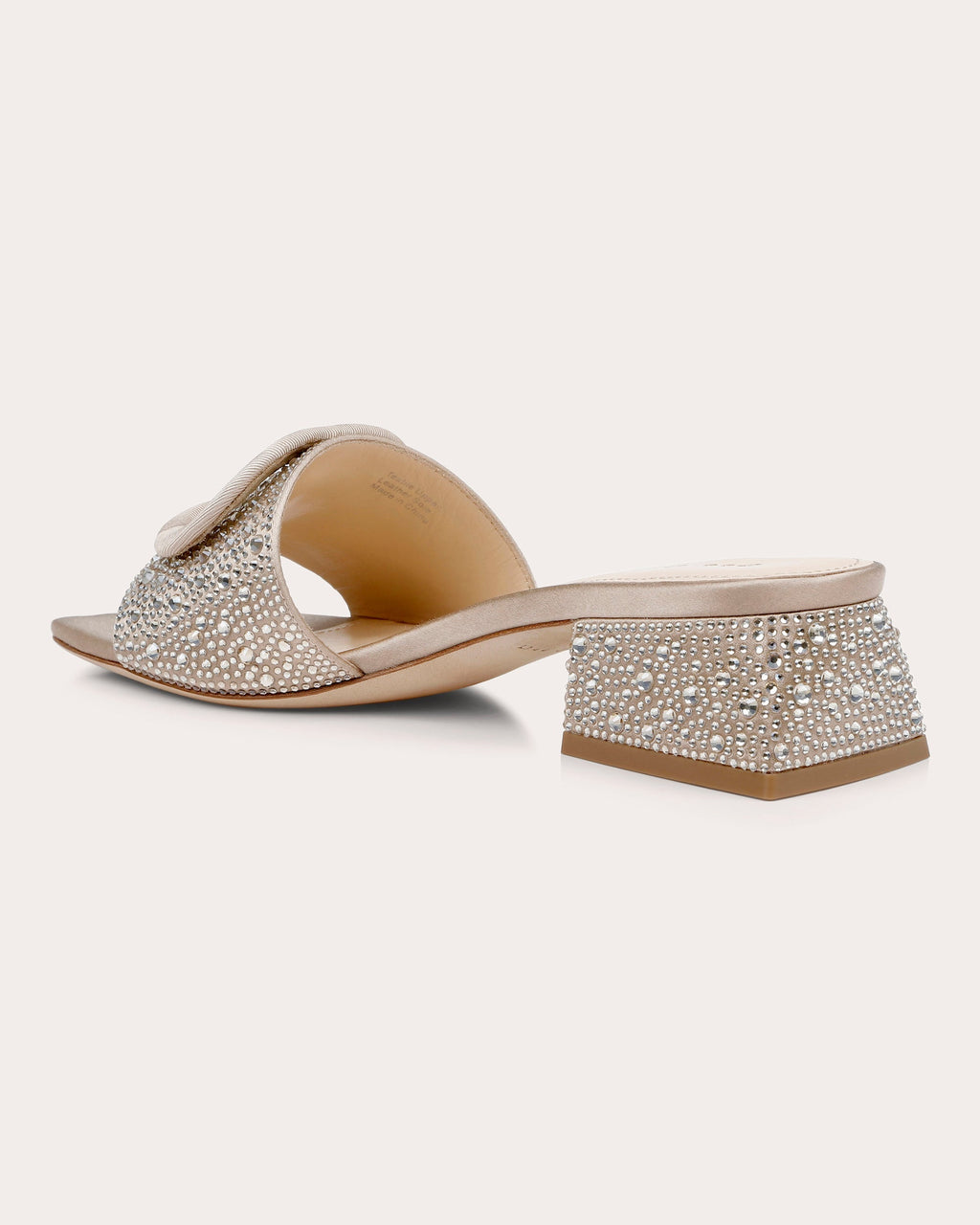 Dizzy II Crystal-Embellished Satin Sandal