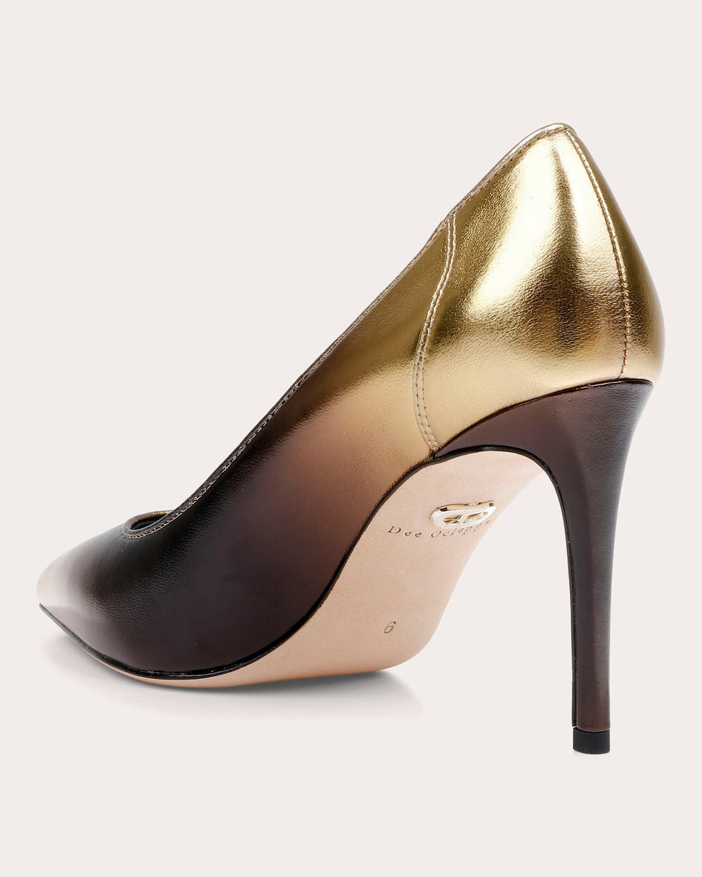 Santorini Ombré Metallic-Leather Pump