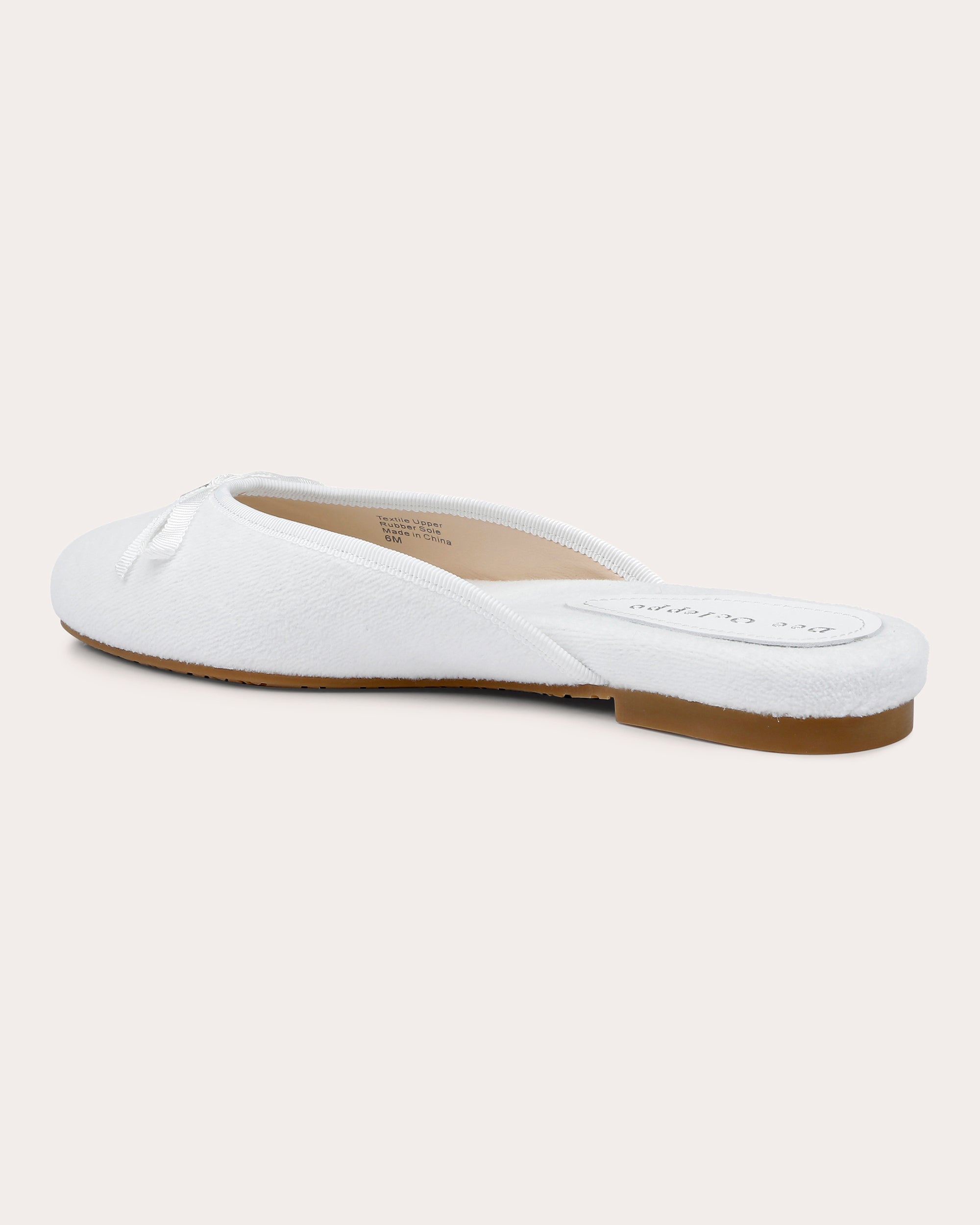 Athens Bow-Embellished Terry Mule