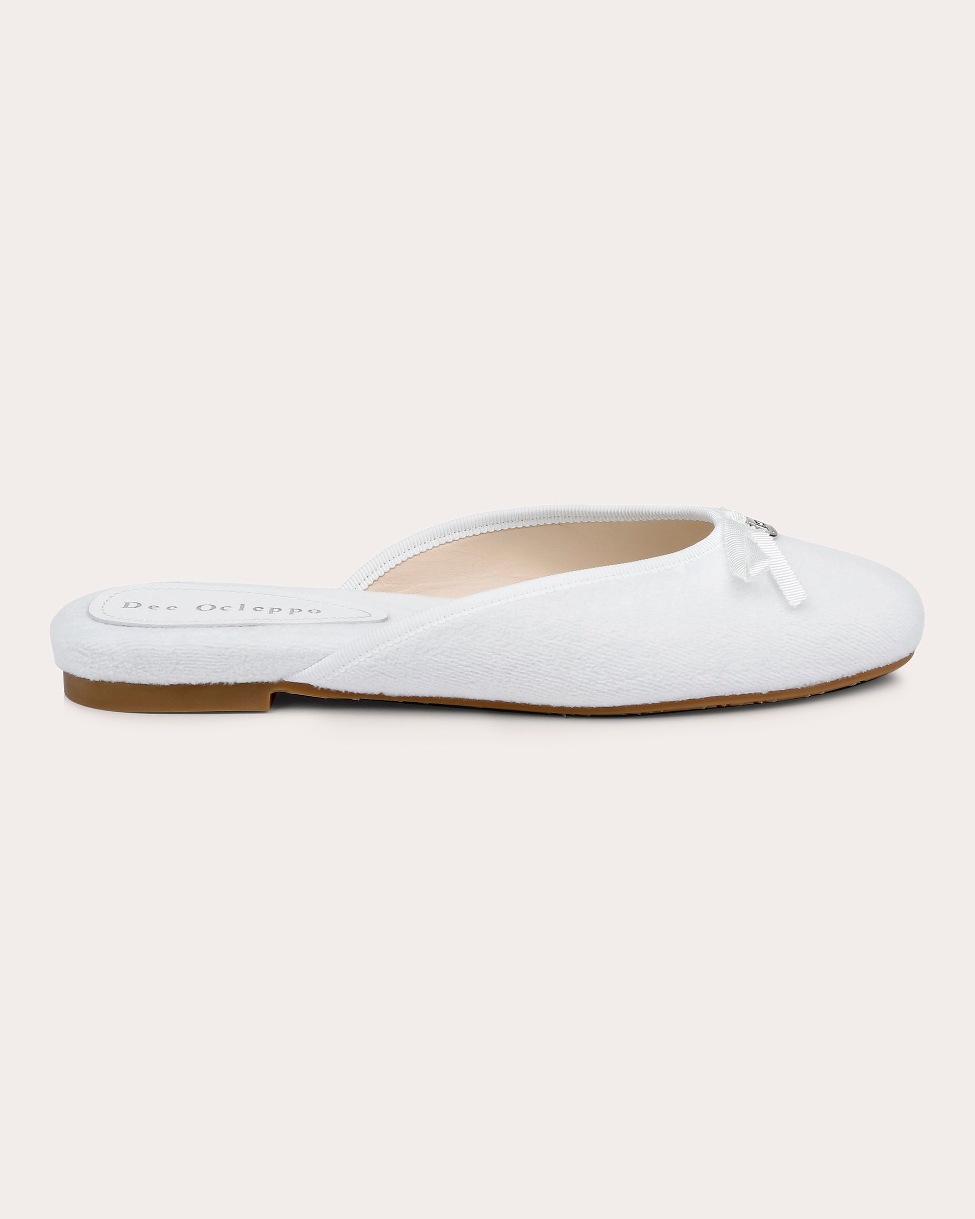 Athens Bow-Embellished Terry Mule