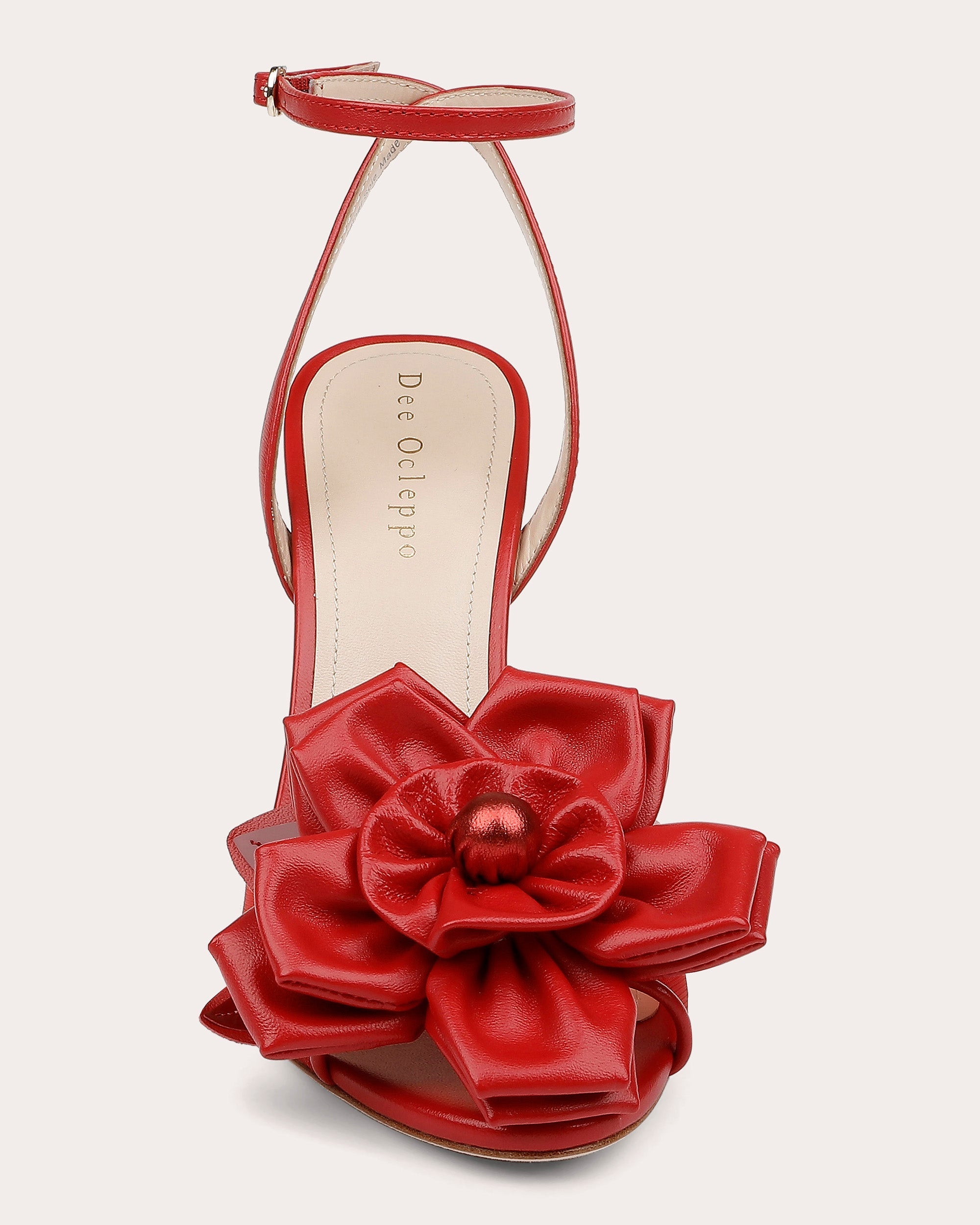England Embellished Leather and Mesh Sandal