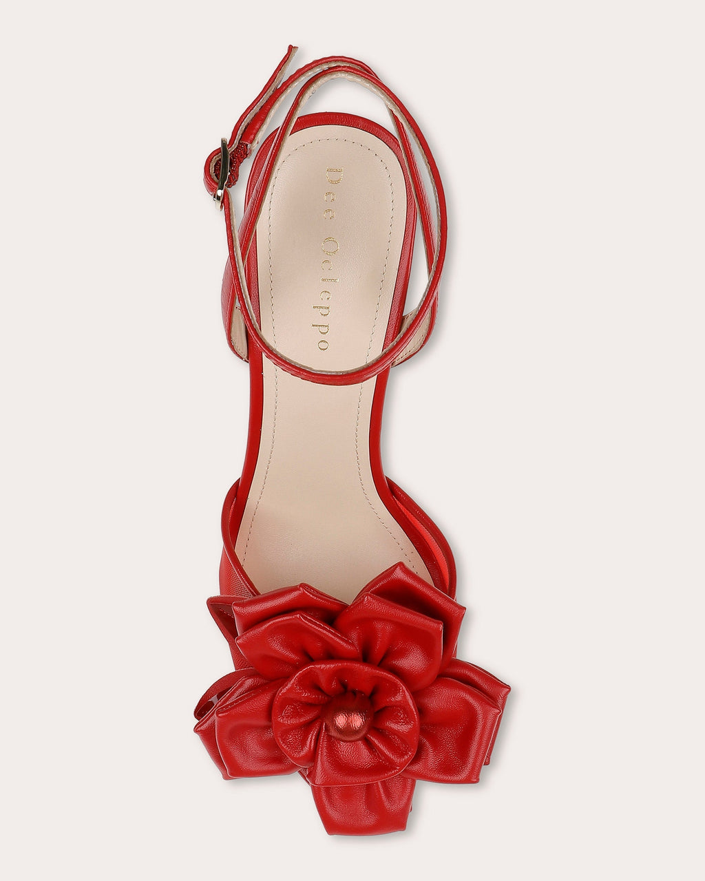 England Embellished Leather and Mesh Sandal